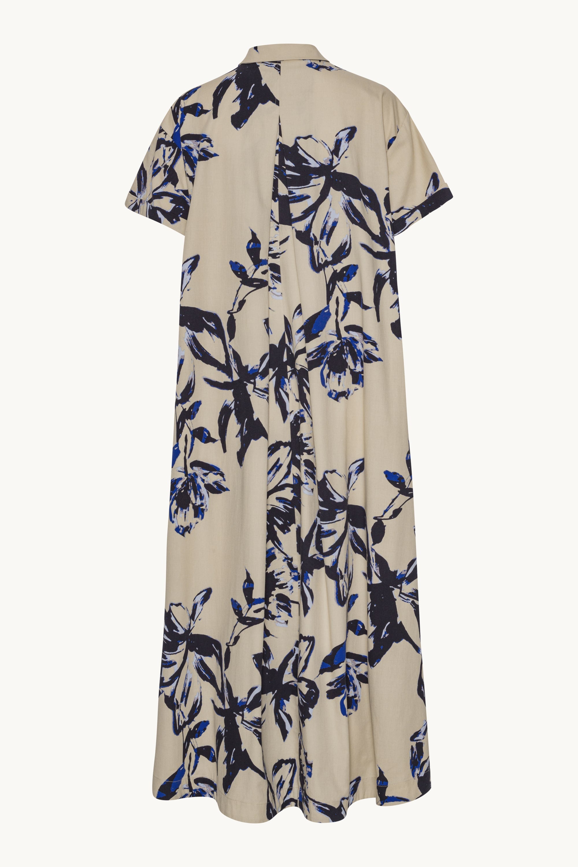 Robe Longue A-ligne - Sand Artsy Stroke Flower