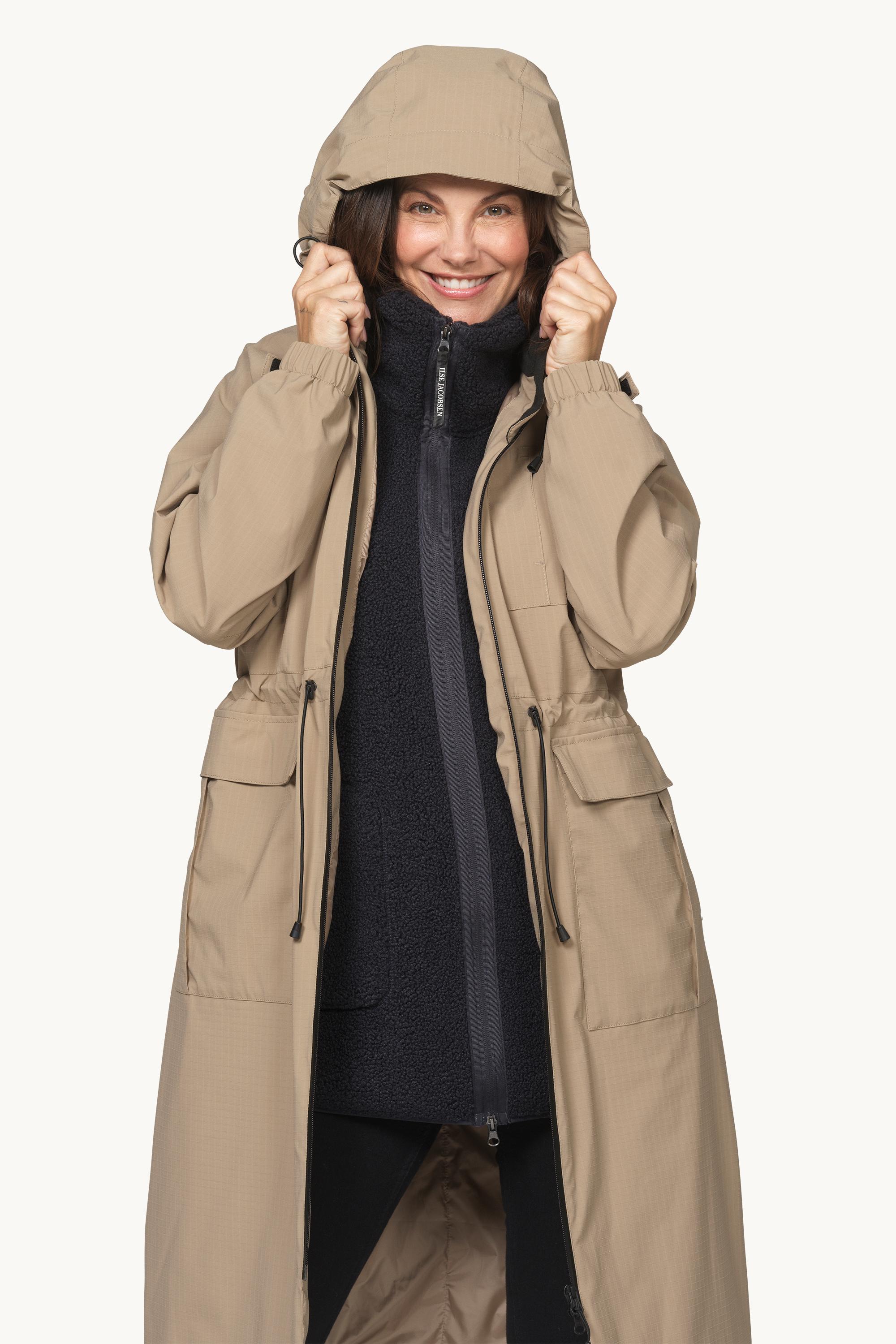 Long Winter Coat - Greige