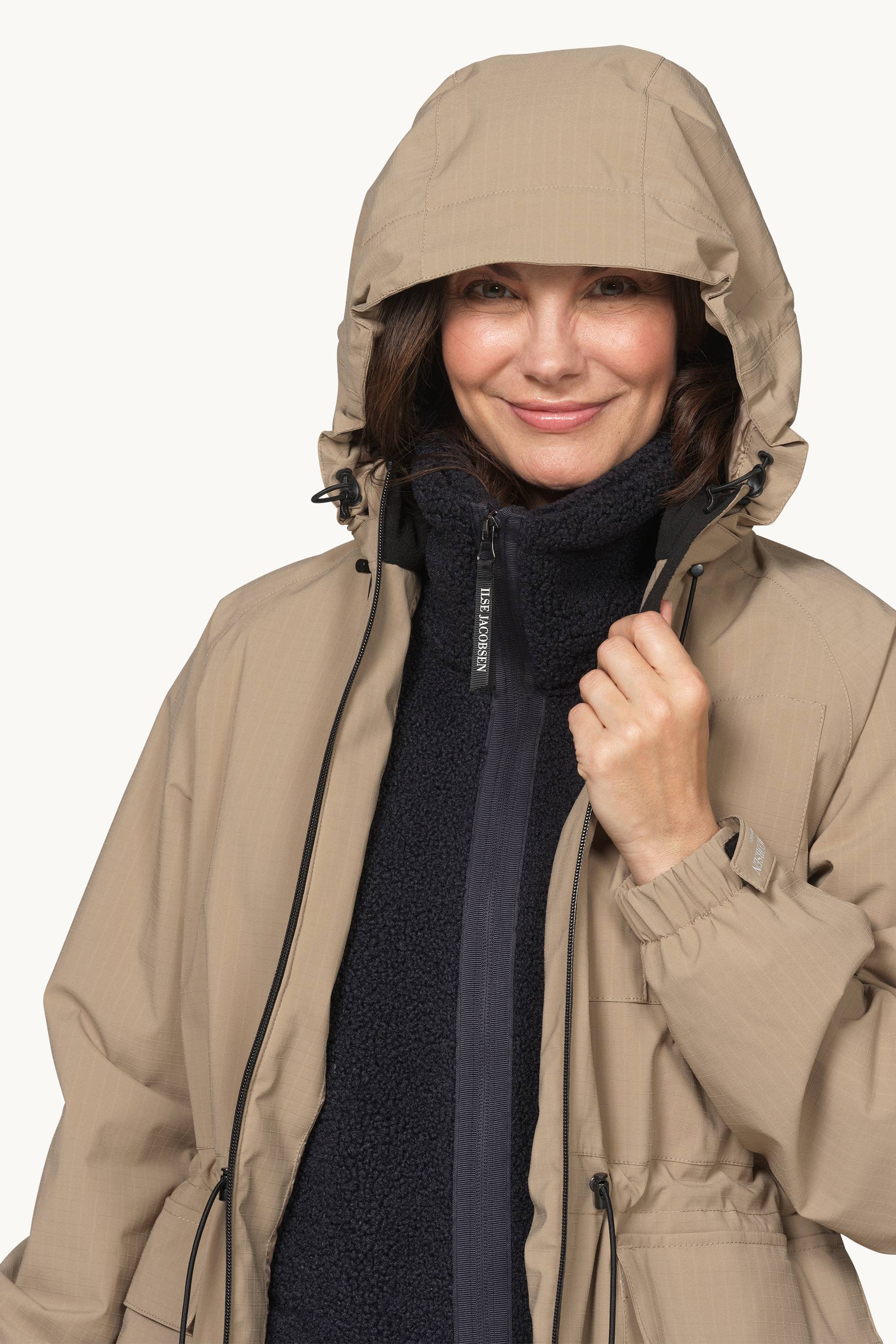 Long Winter Coat - Greige