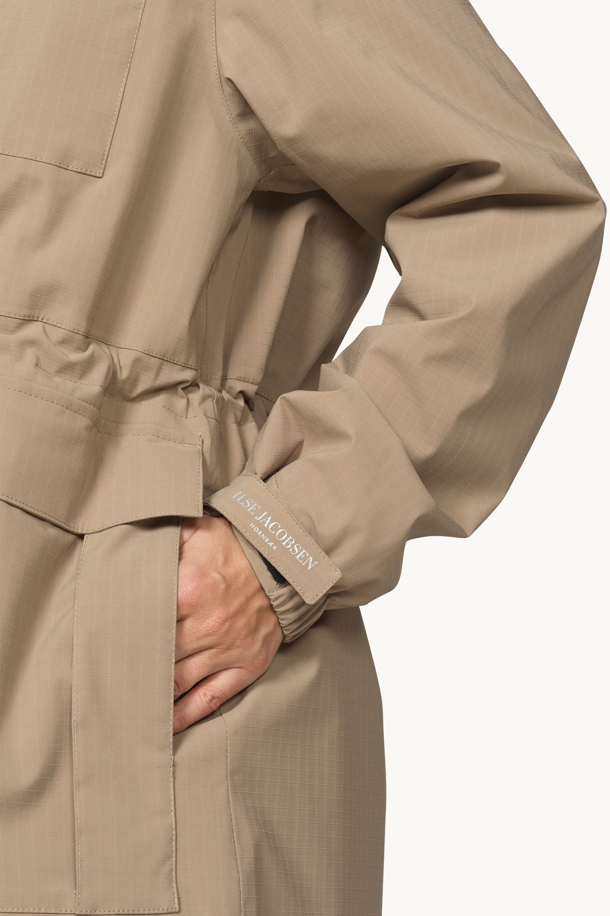 Long Winter Coat - Greige