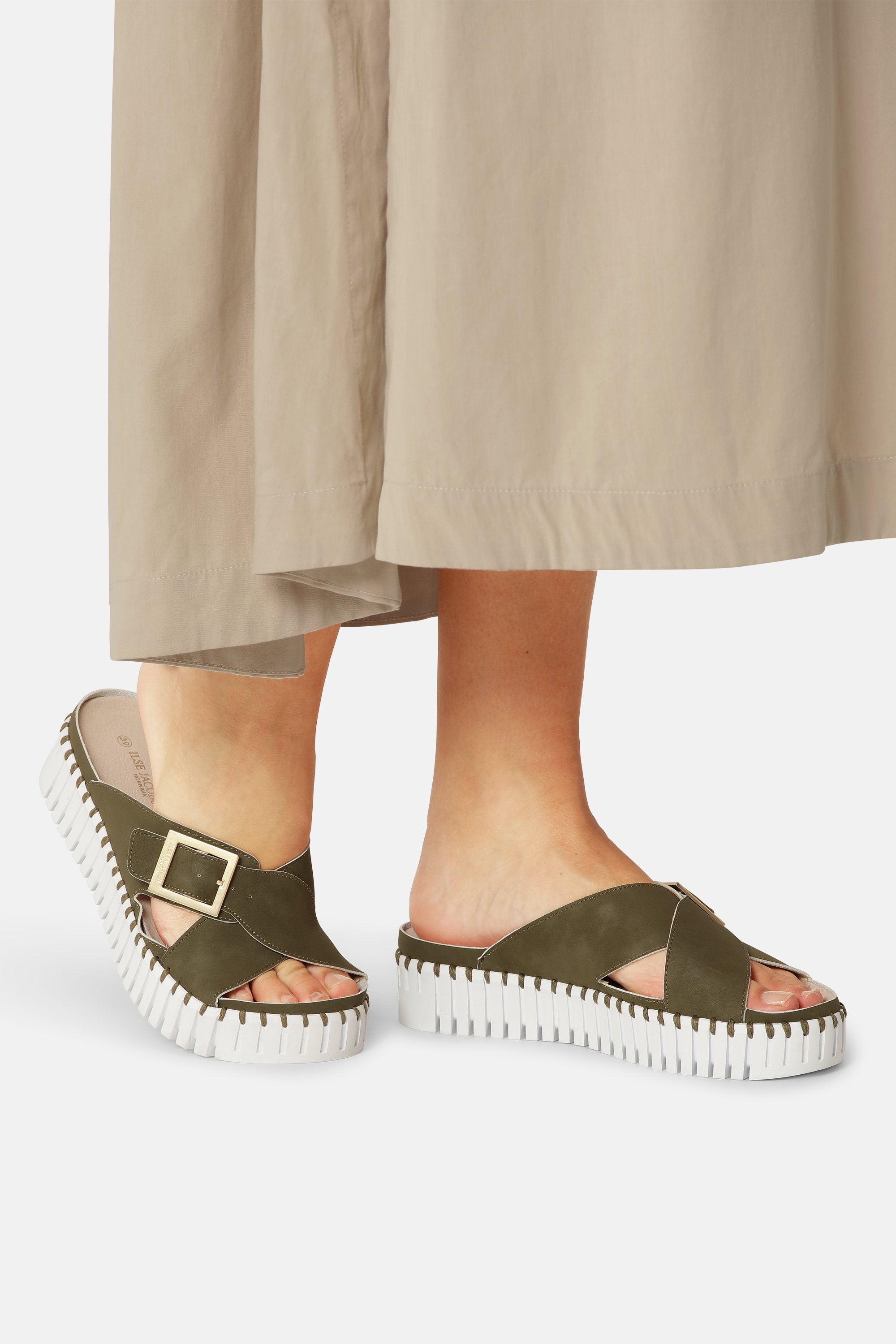 Sandales Crossover - Army White