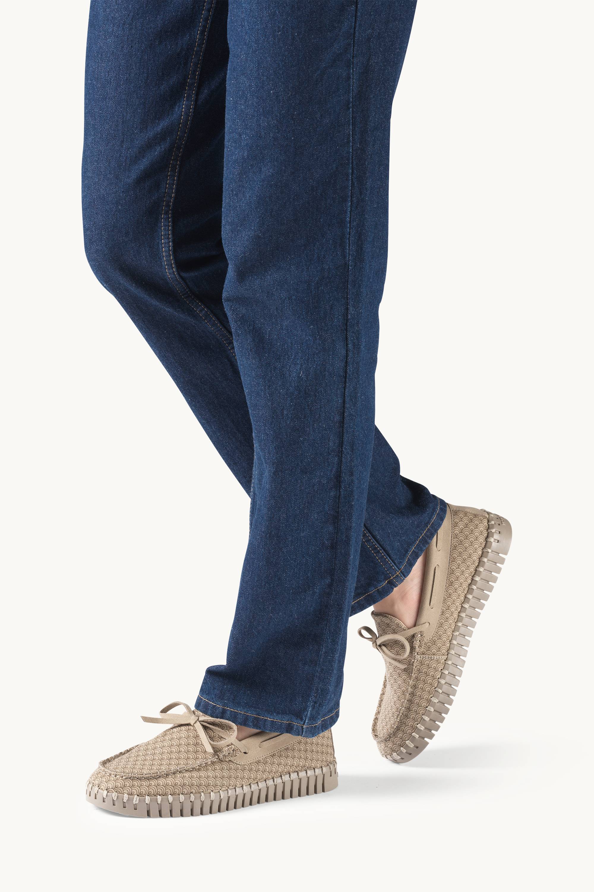 Tulip Sailor Shoe With Lining - Coriander Coriander