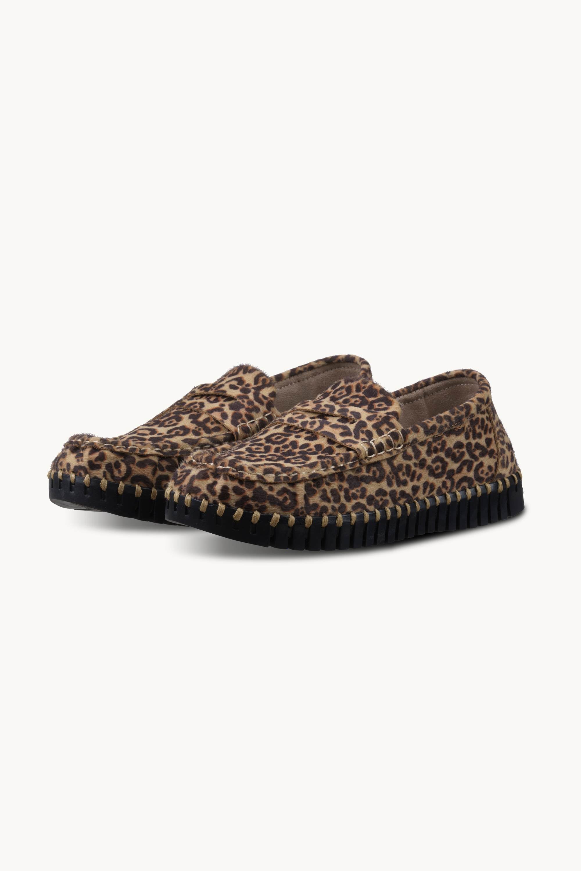 Tulip Leo Loafer - Animal Black