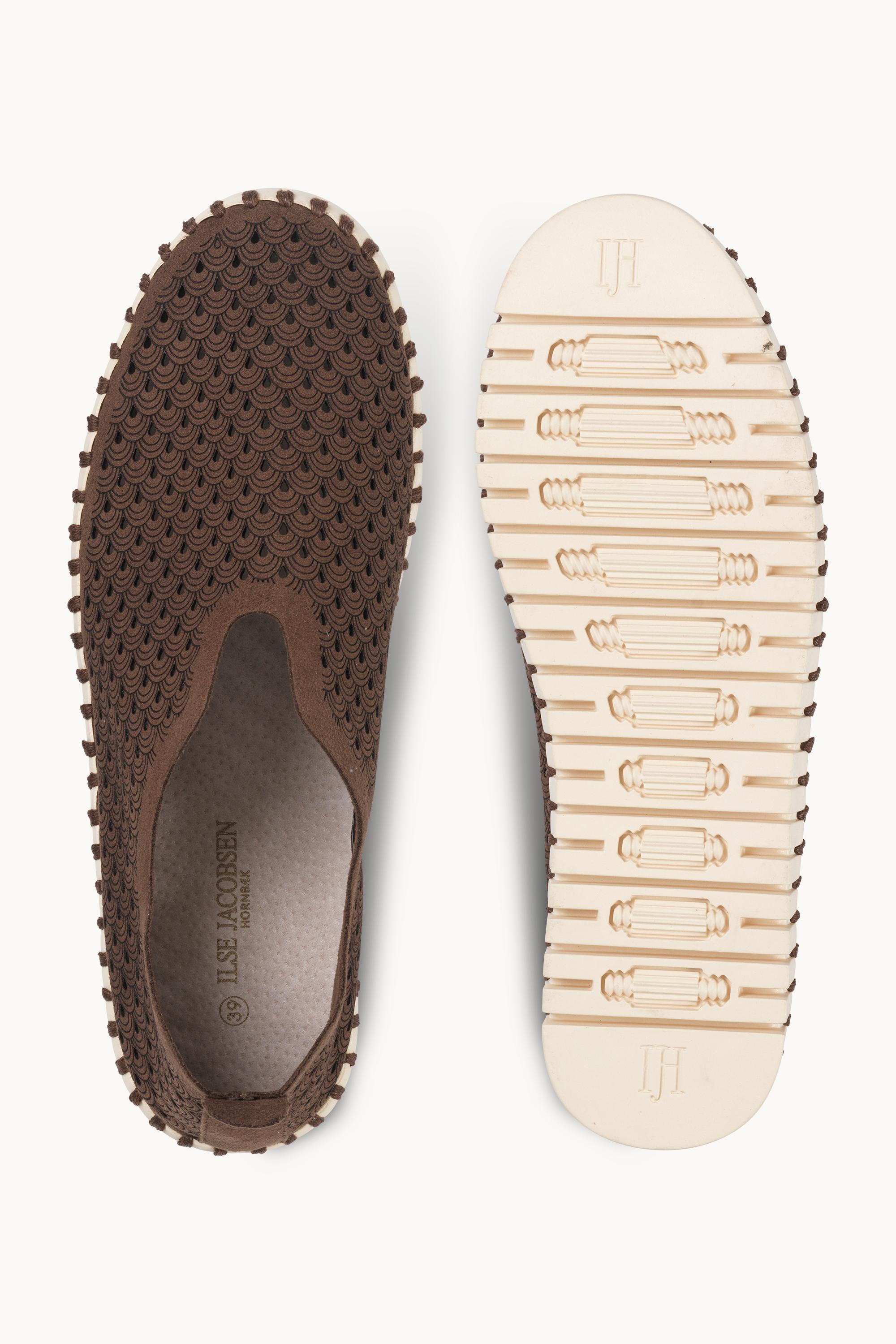 Tulip Shoe - Brown Pearled Ivory