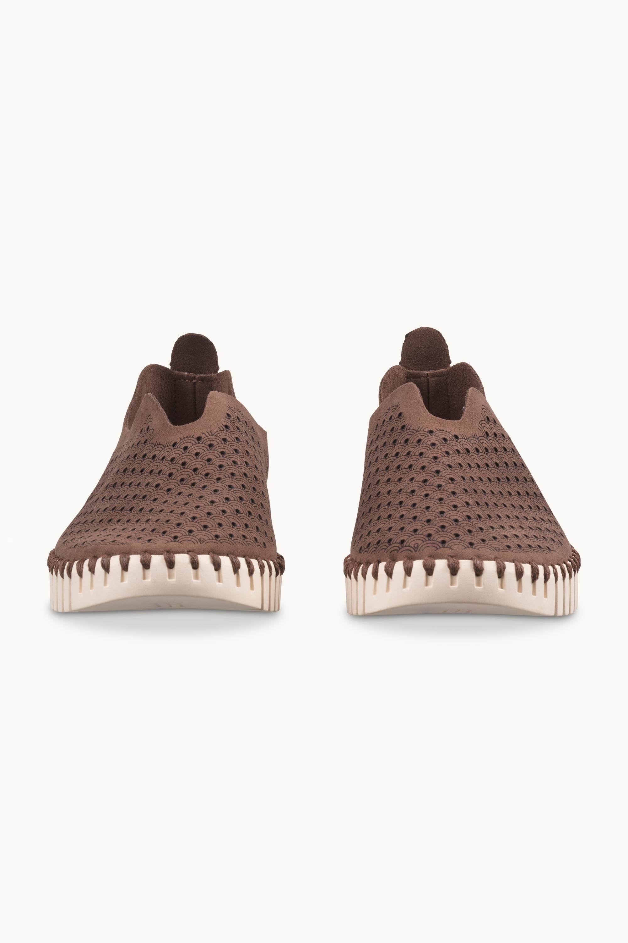 Tulip Shoe - Brown Pearled Ivory