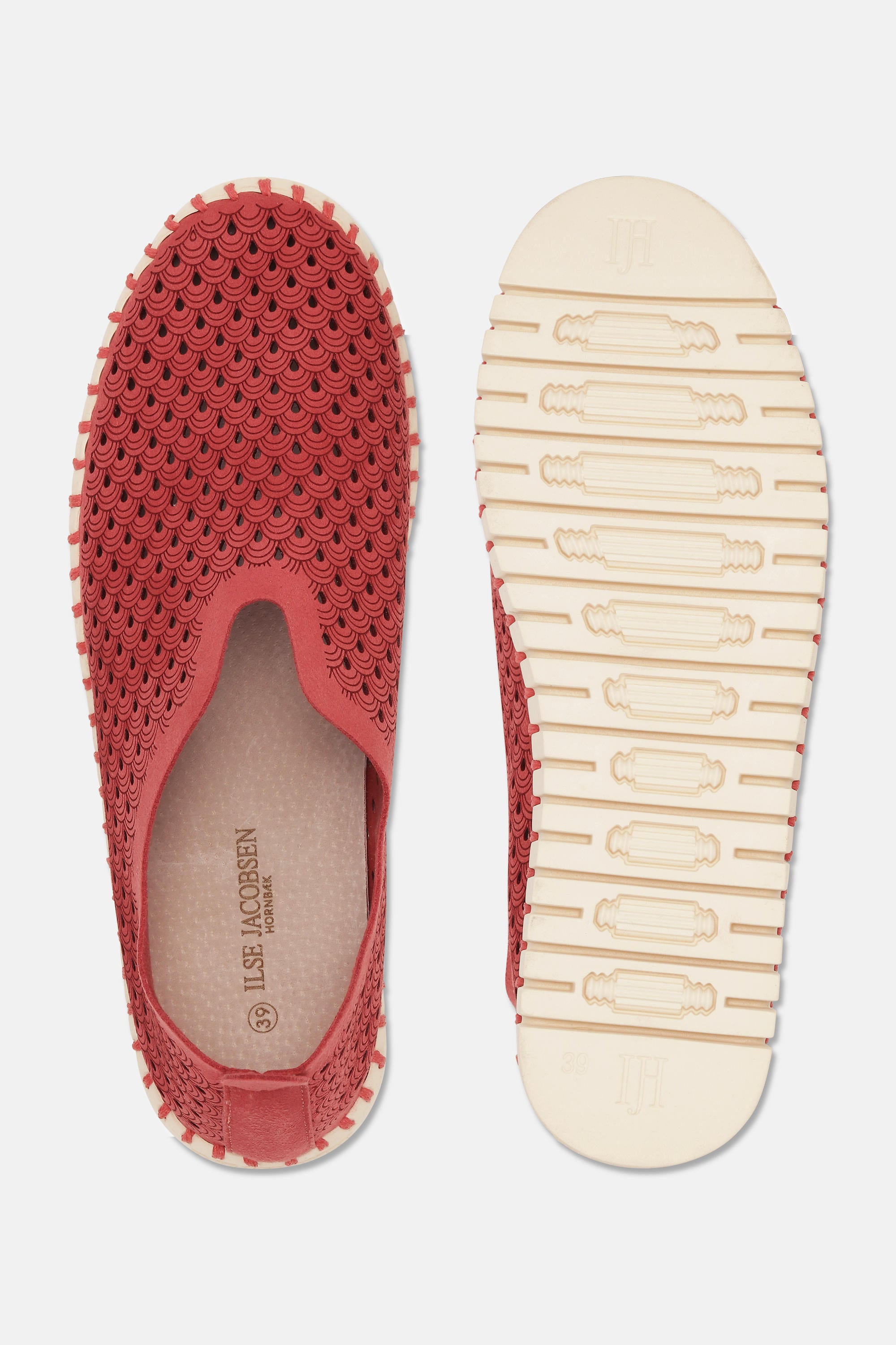 Tulip Mocassins - Baked Apple Pearled Ivory