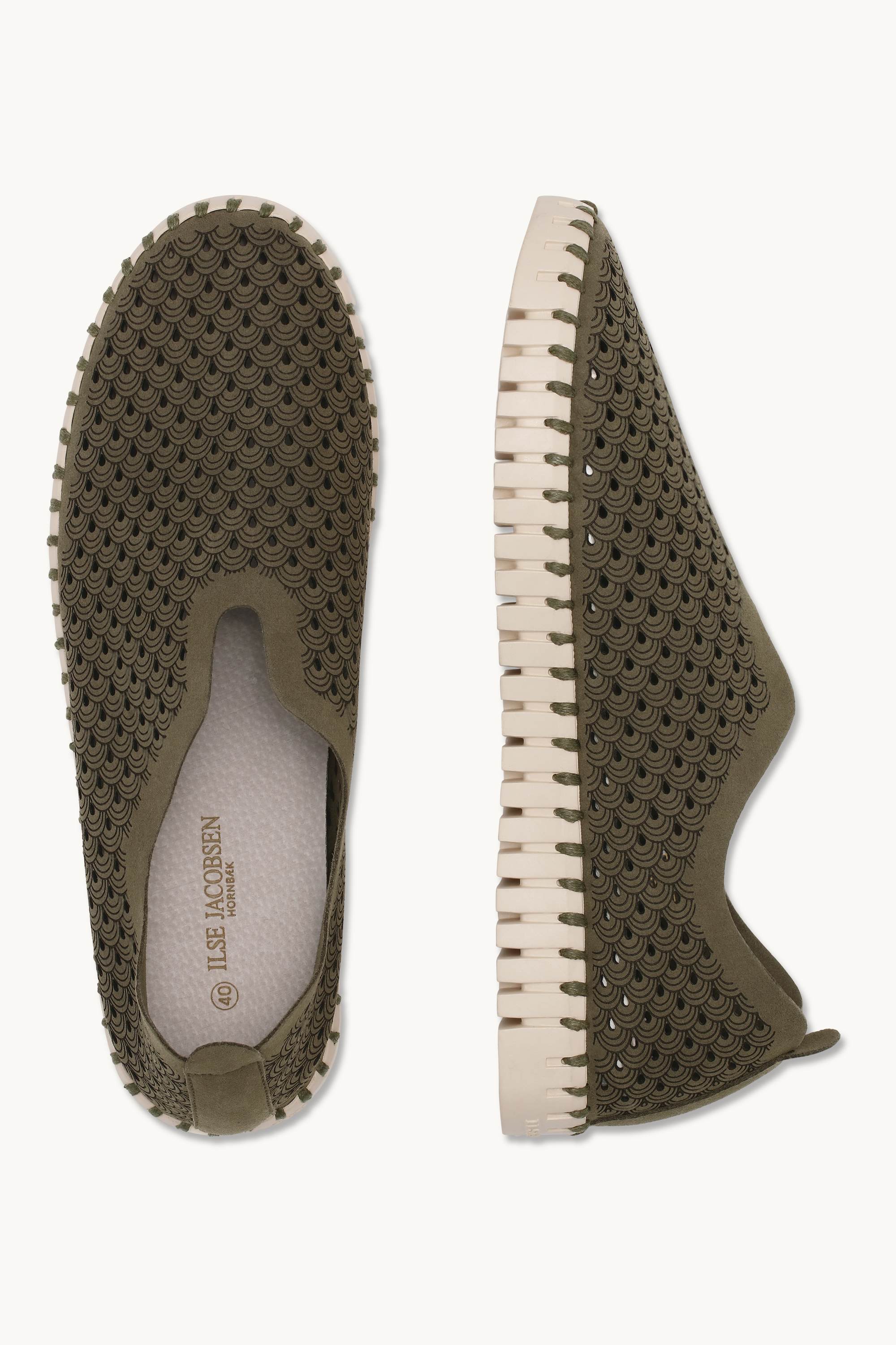 Tulip Mocassins - Deep Olive