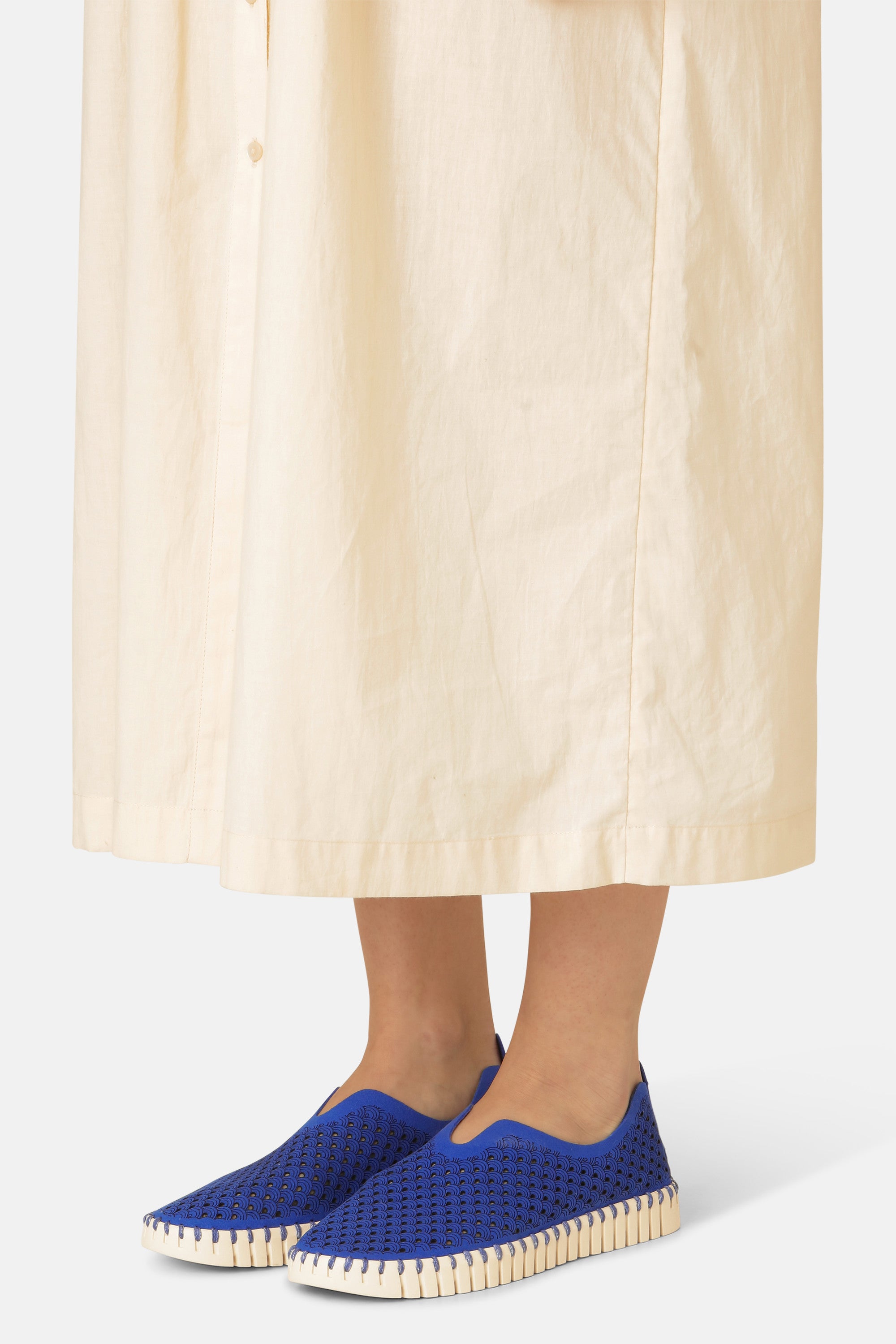 Tulip Mocassins - Blue Web