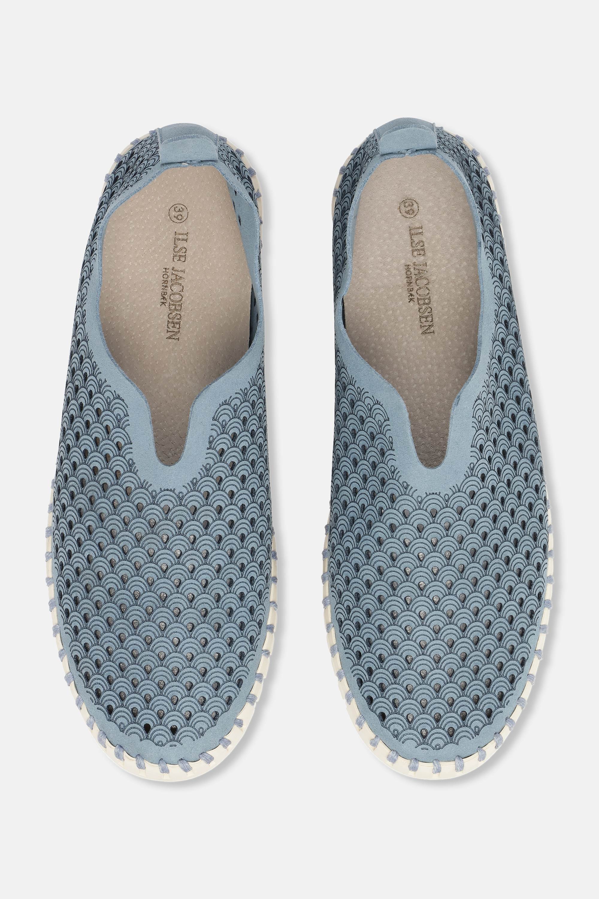 Tulip Mocassins - Blue Cloud