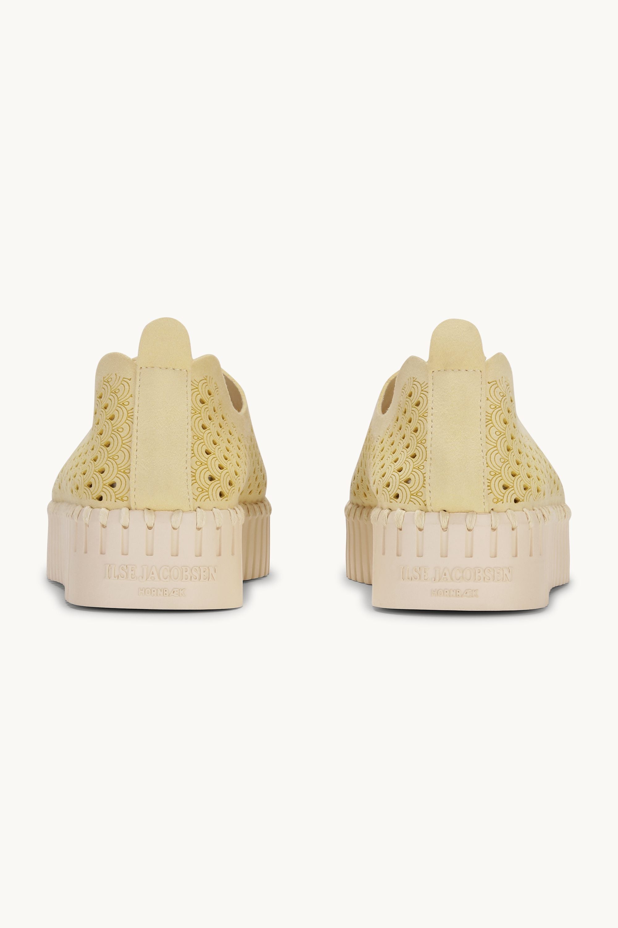 Platform Tulip Flats - Double Cream