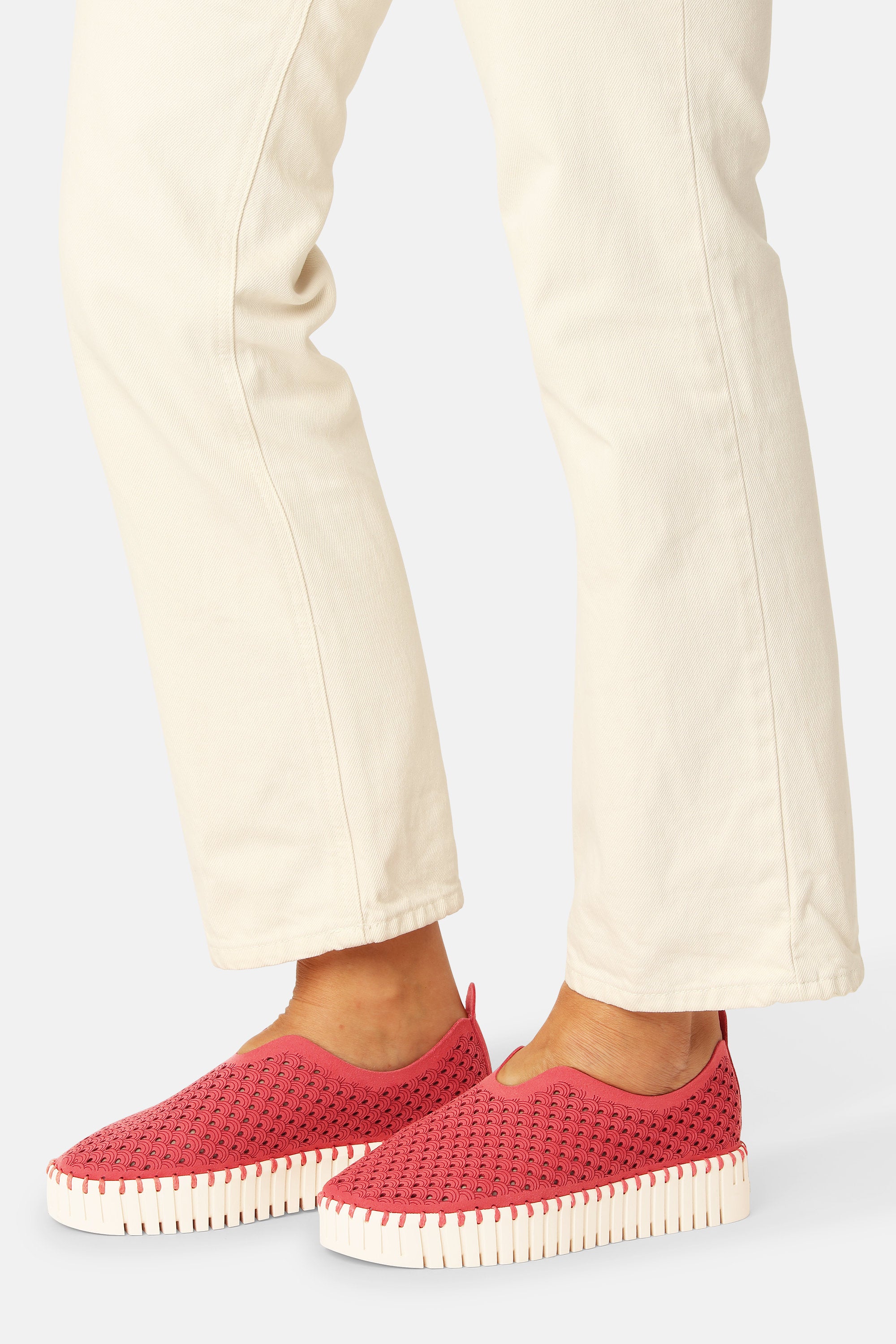 Tulip Chaussures Plateforme - Baked Apple Pearled Ivory