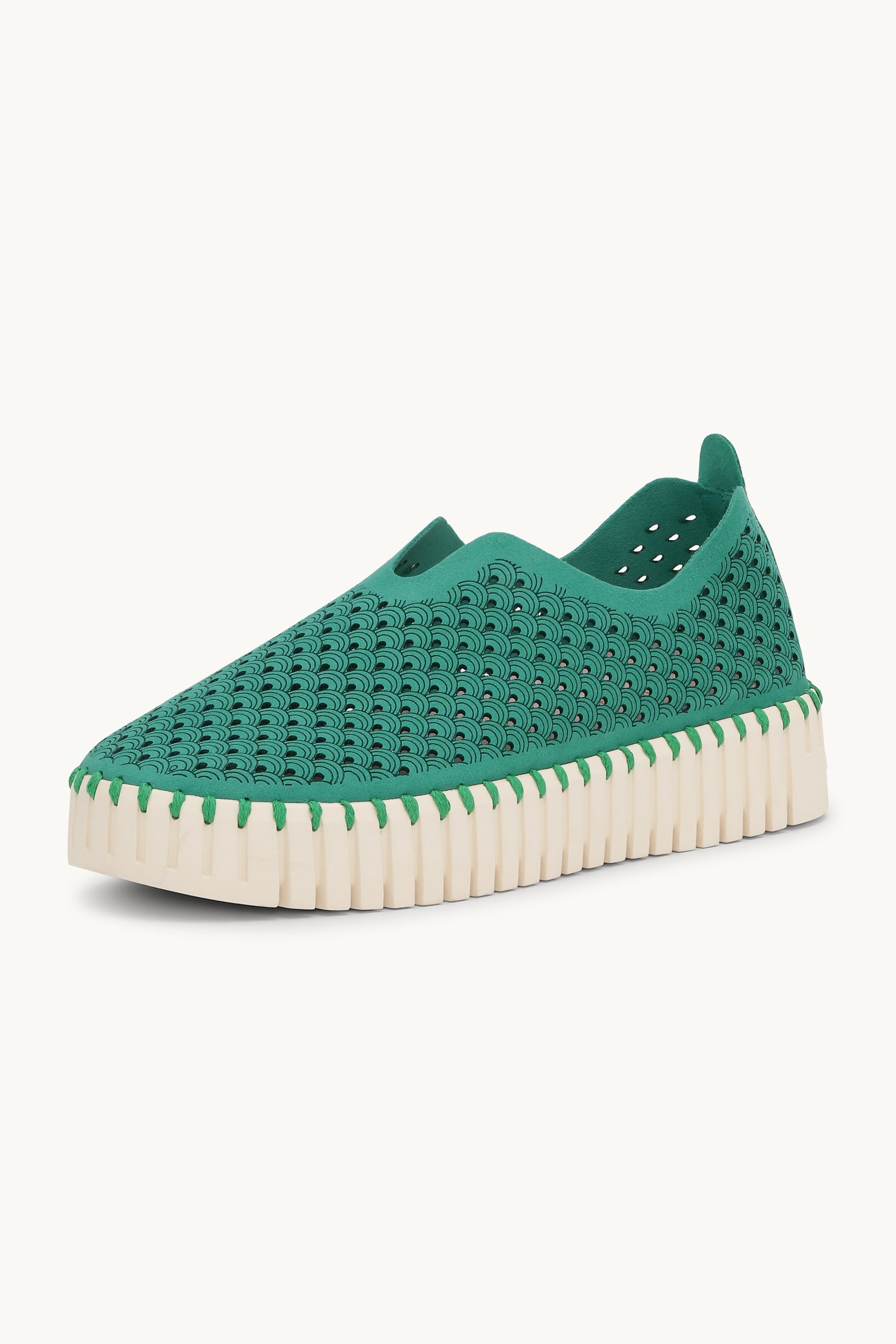 Platform Tulip Flats - Spruce Pearled Ivory