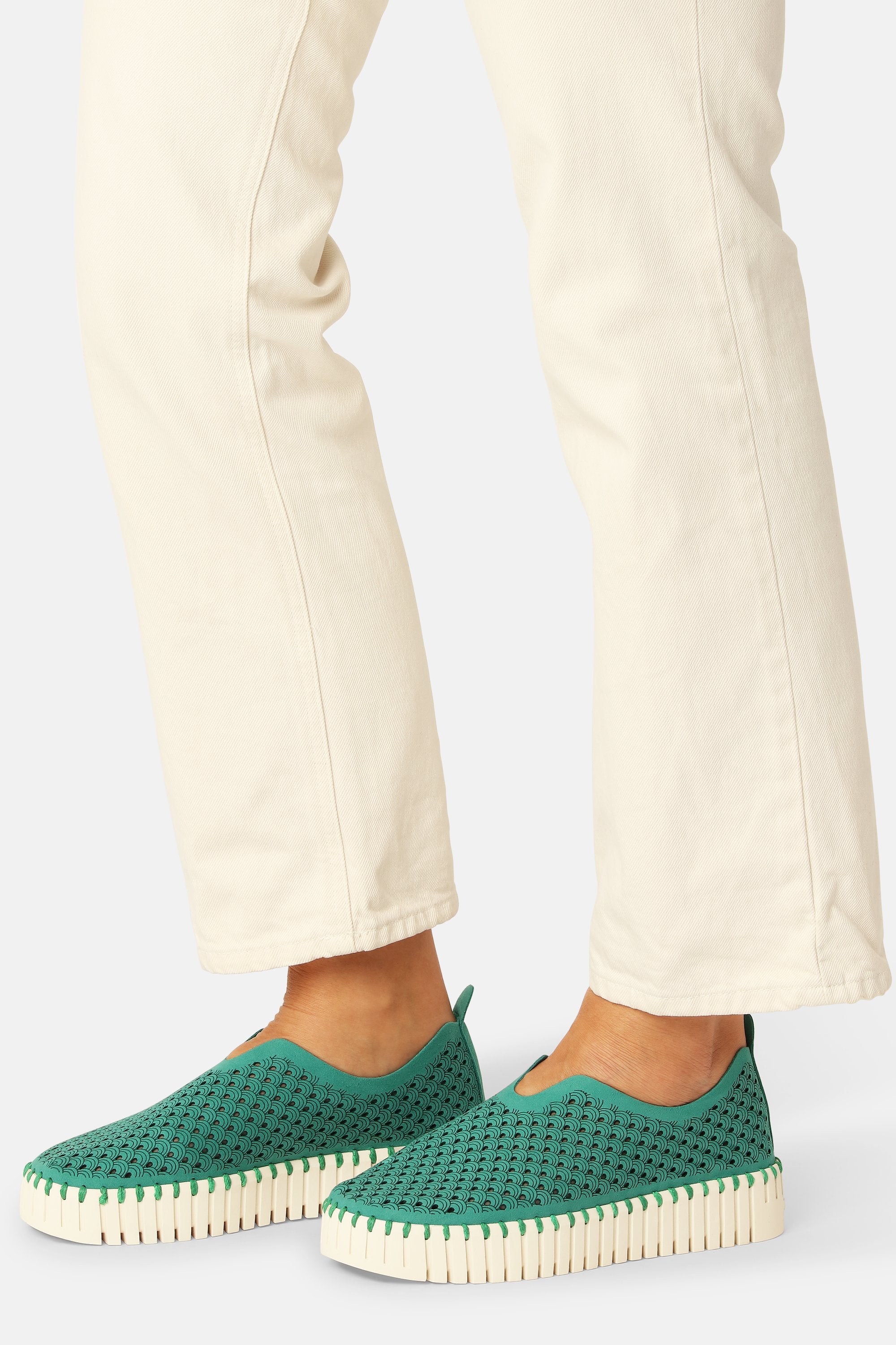 Tulip Chaussures Plateforme - Spruce Pearled Ivory