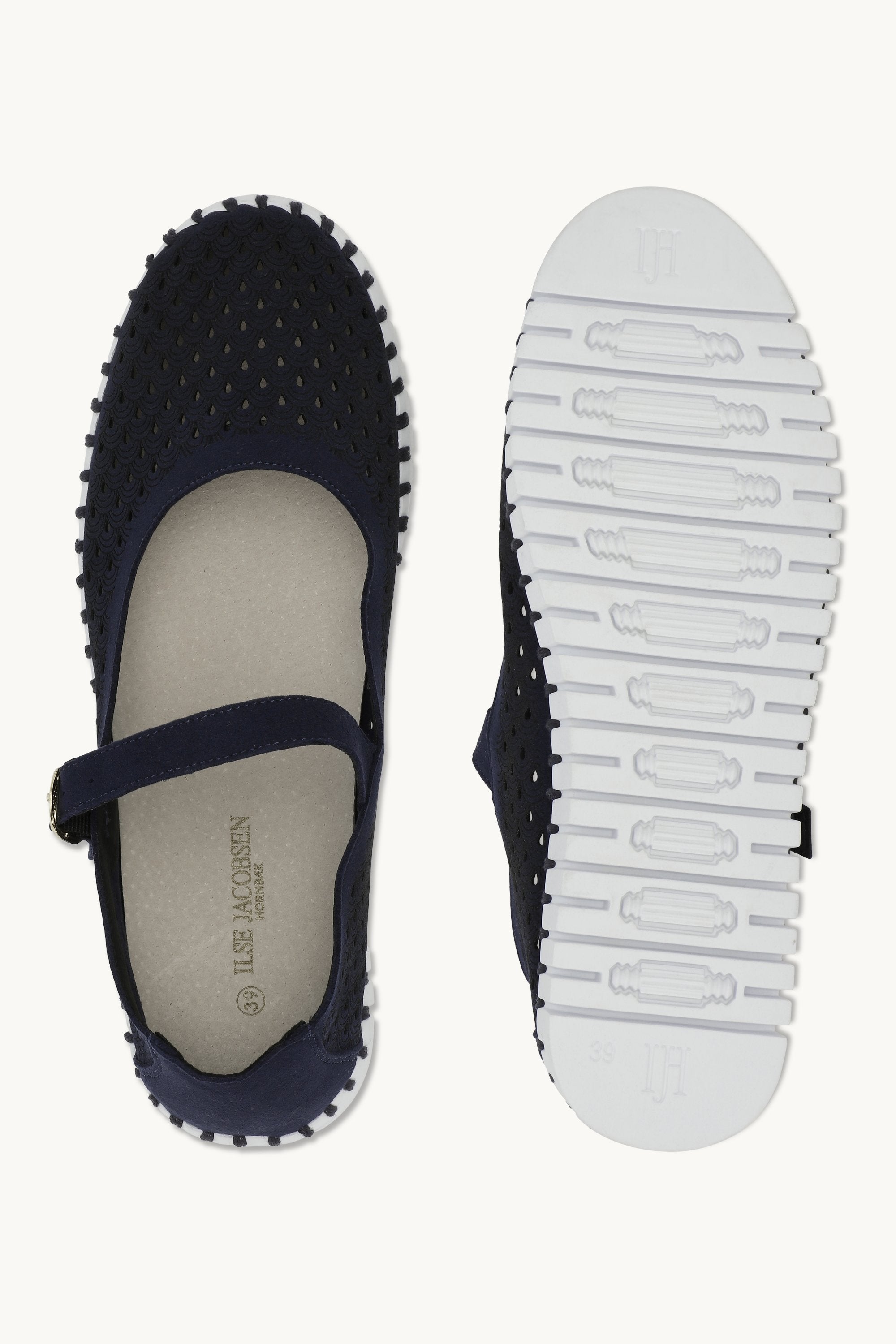 Ballerines - Dark Indigo White