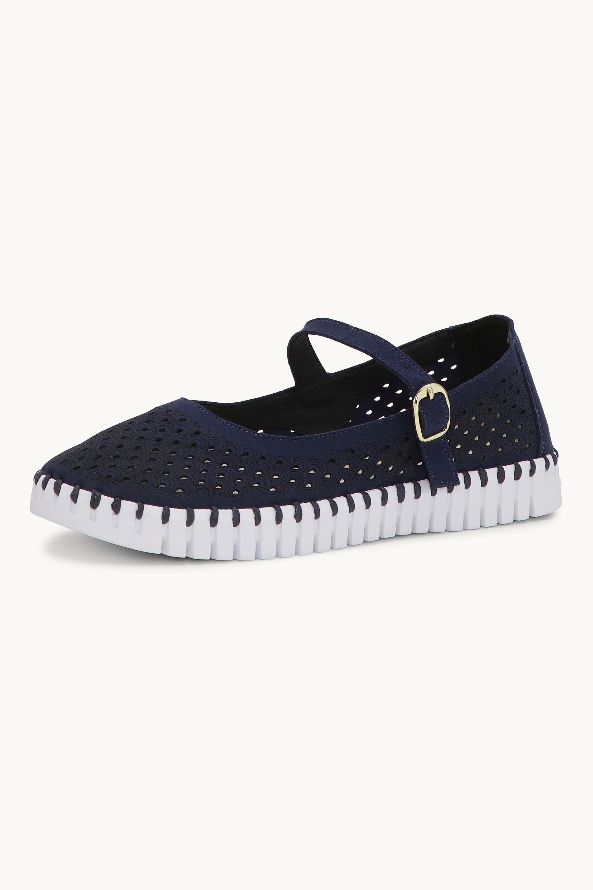 Ballerines - Dark Indigo White