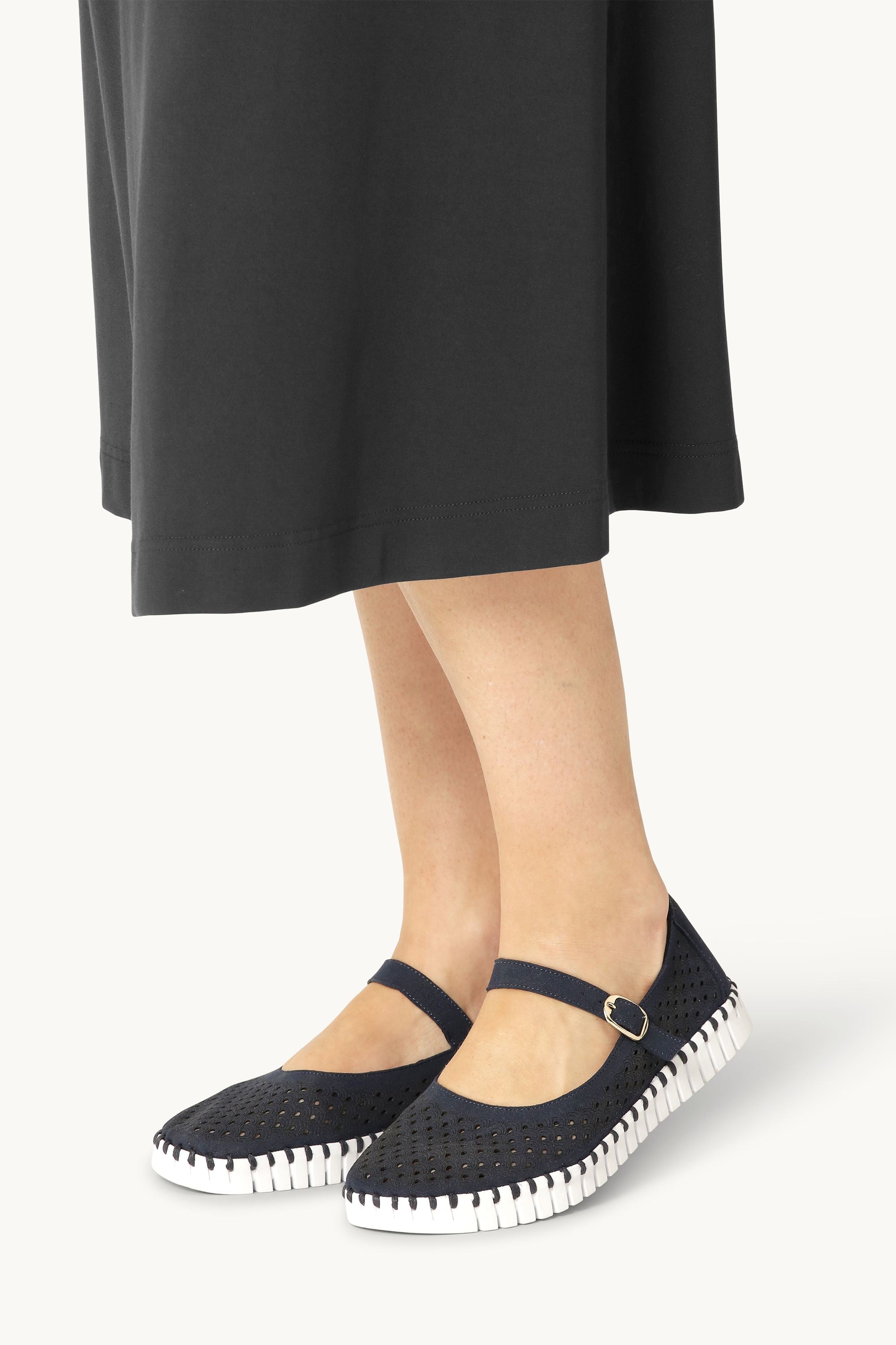 Ballerines - Dark Indigo White