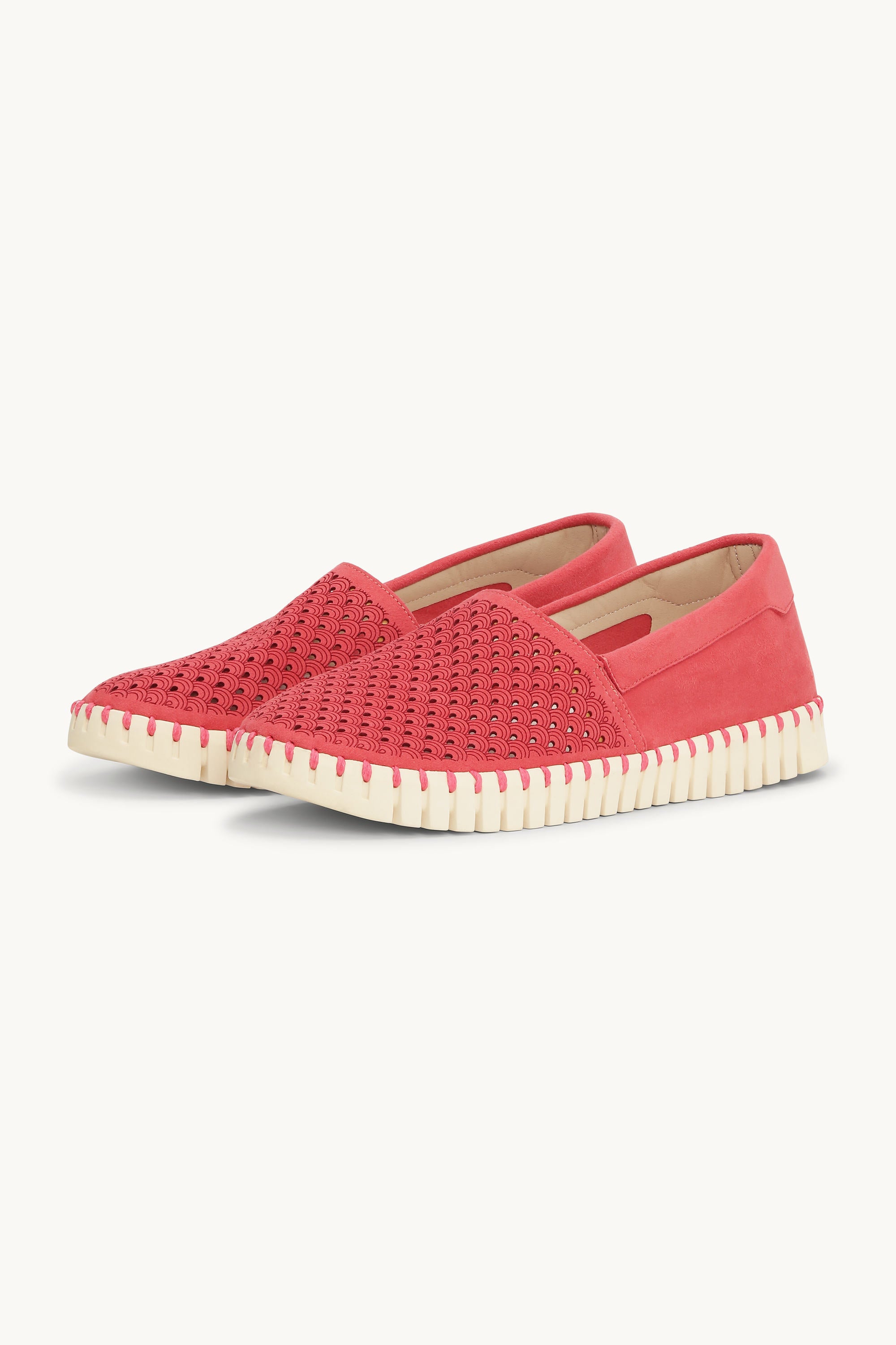 Tulip Espadrille - Baked Apple Pearled Ivory