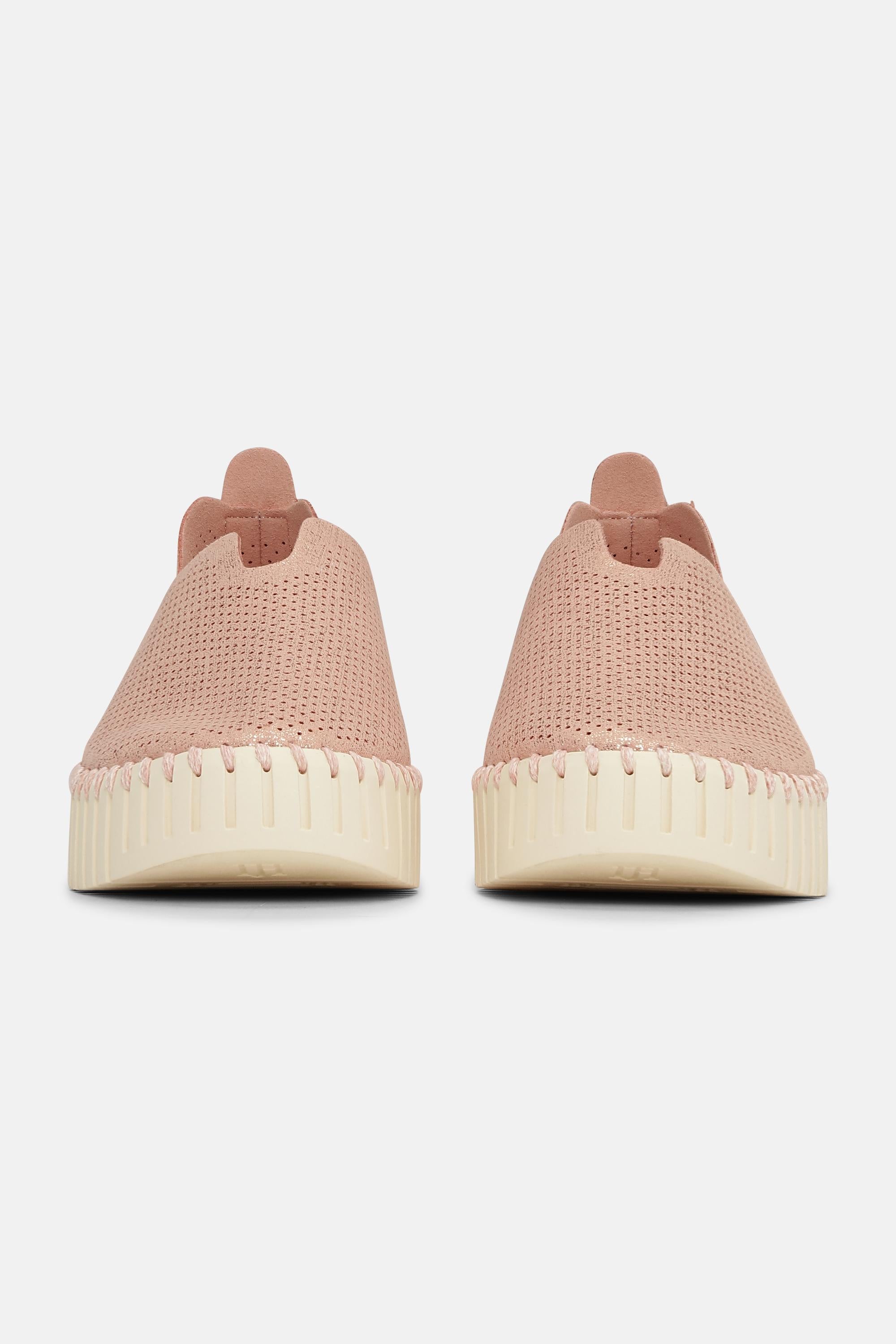 Tulip Chaussures Plateforme Pailletées - Adobe Rose Pearled Ivory