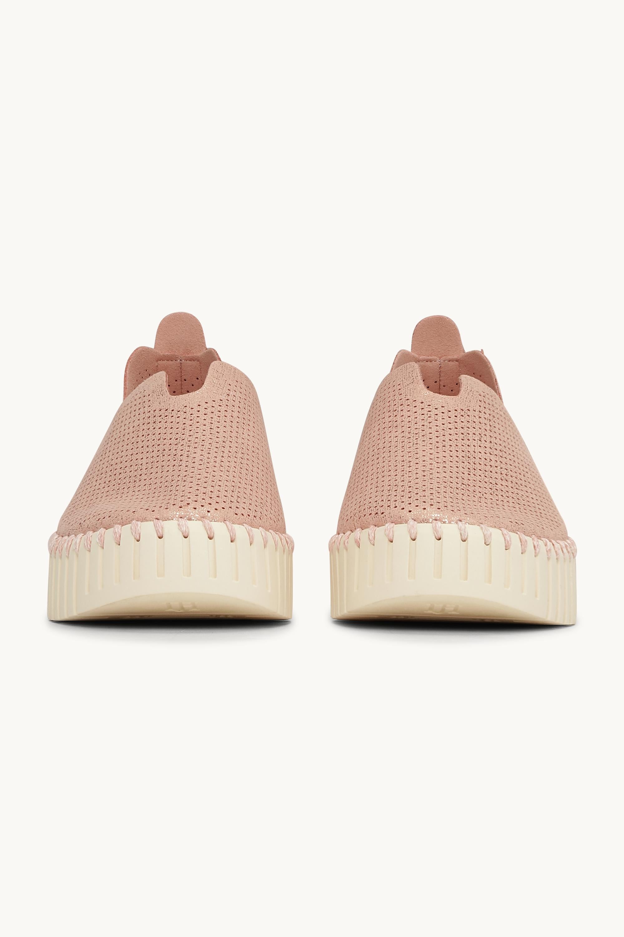 Tulip Chaussures Plateforme Pailletées - Adobe Rose Pearled Ivory