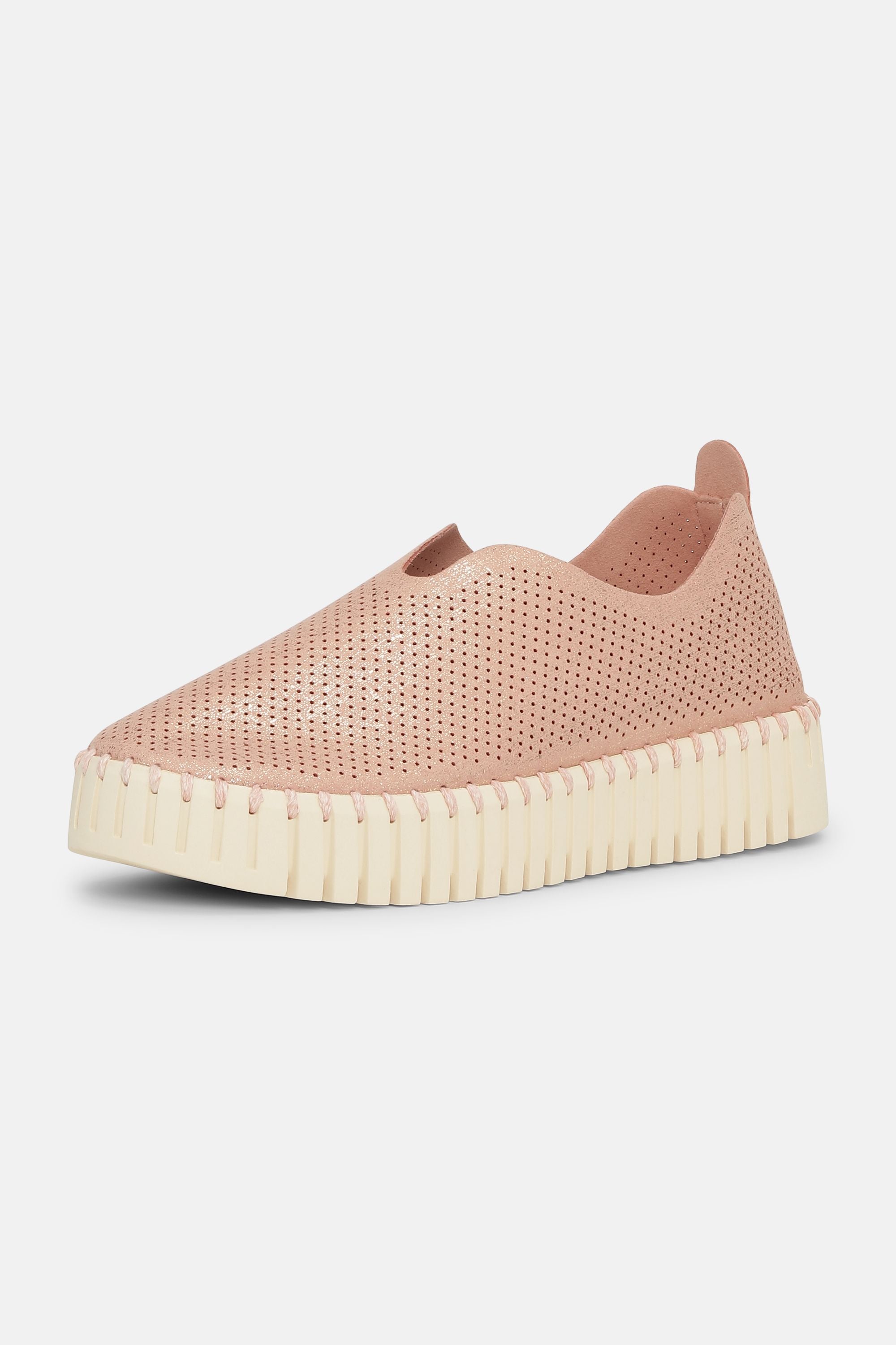 Tulip Chaussures Plateforme Pailletées - Adobe Rose Pearled Ivory