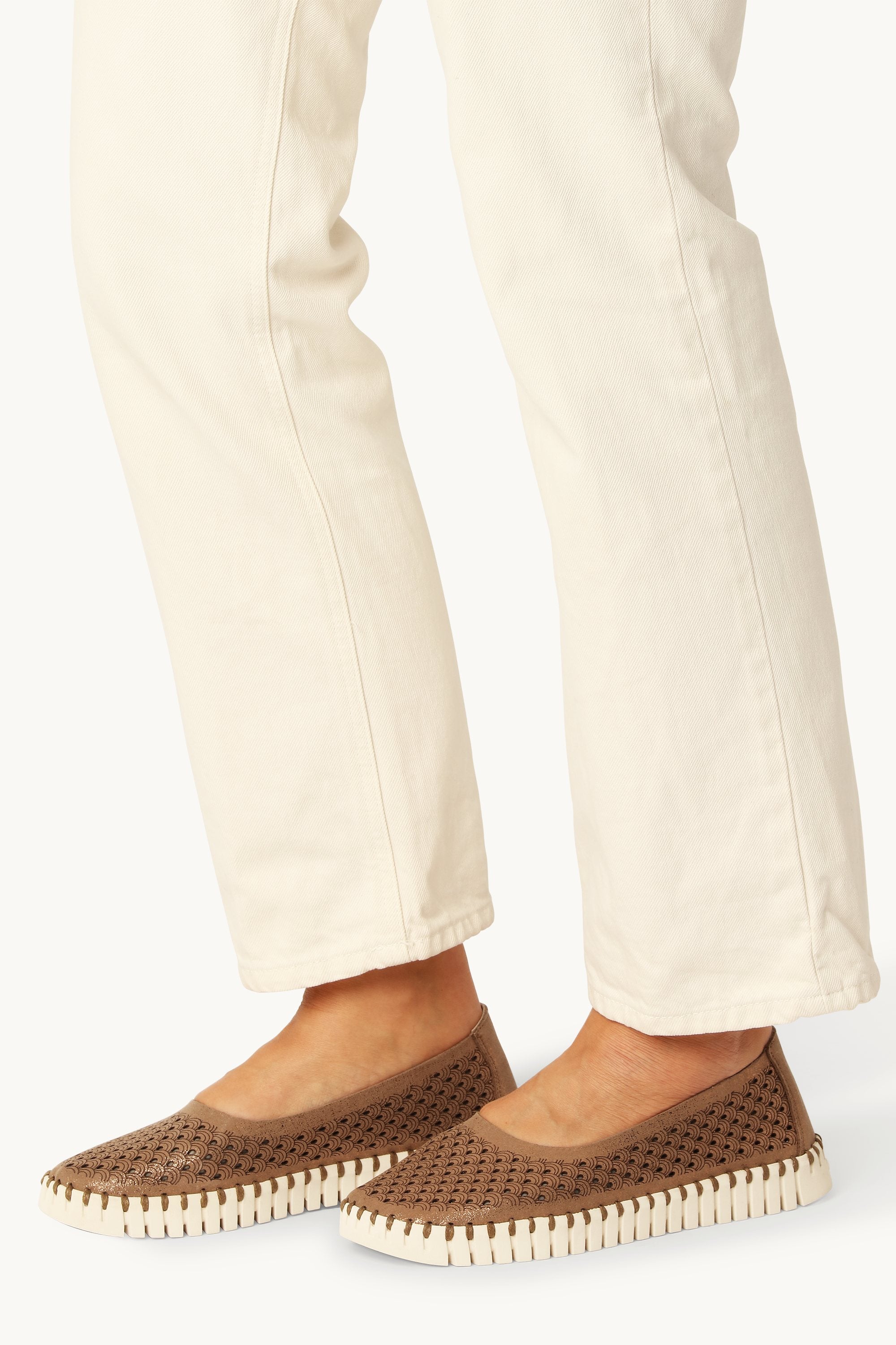 Tulip Chaussures Brillantes - Nougat Pearled Ivory