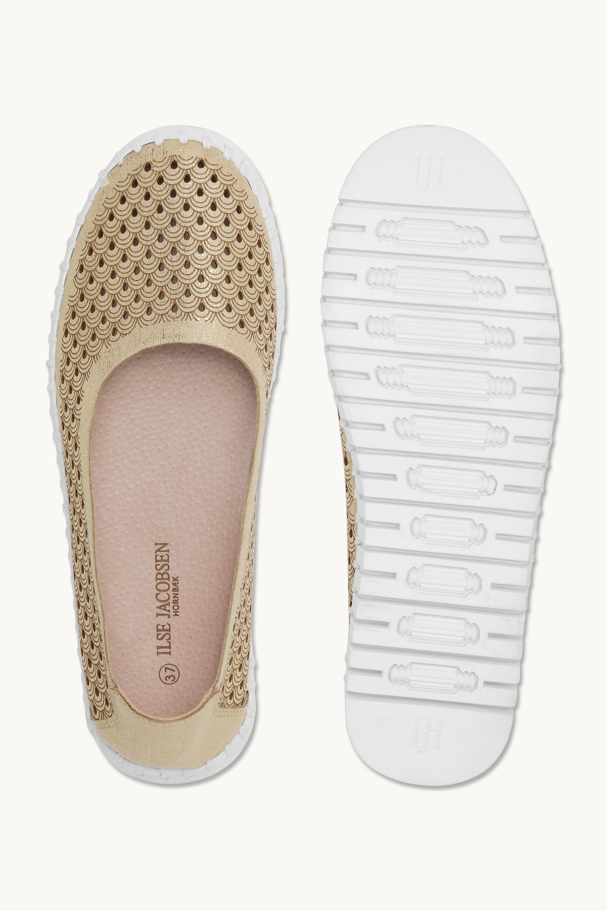 Tulip Chaussures Brillantes - Platin White