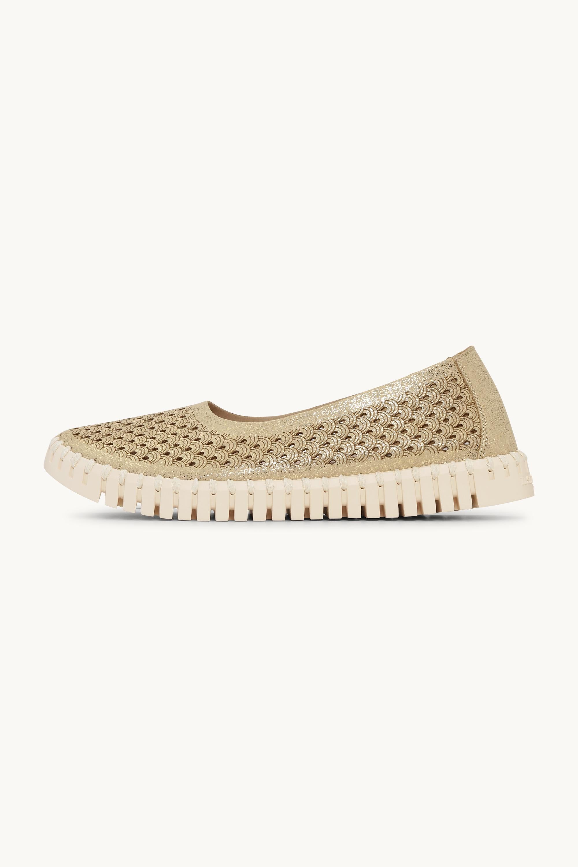 Tulip Chaussures Brillantes - Platin Pearled Ivory