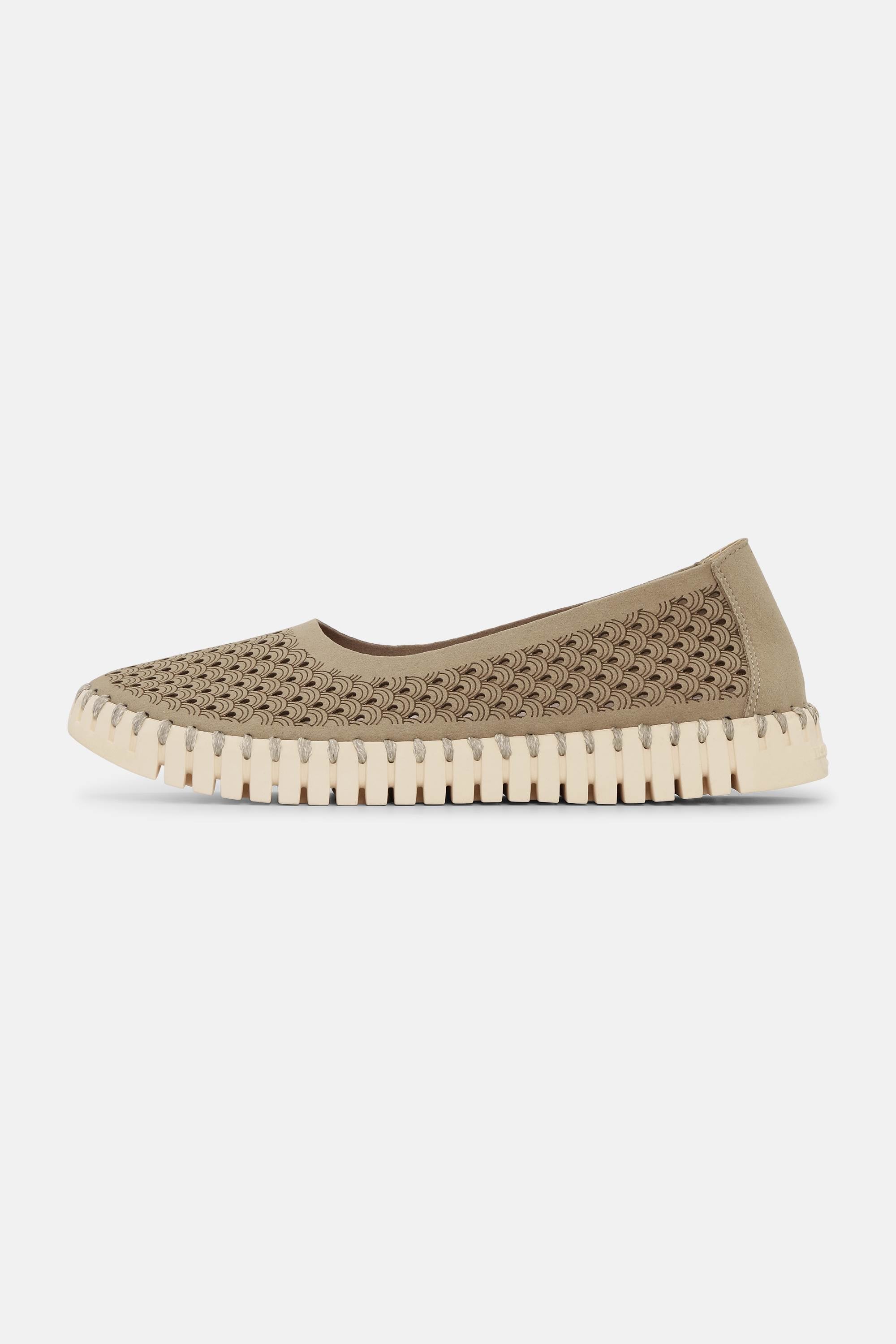 Ballerines - Coriander Pearled Ivory