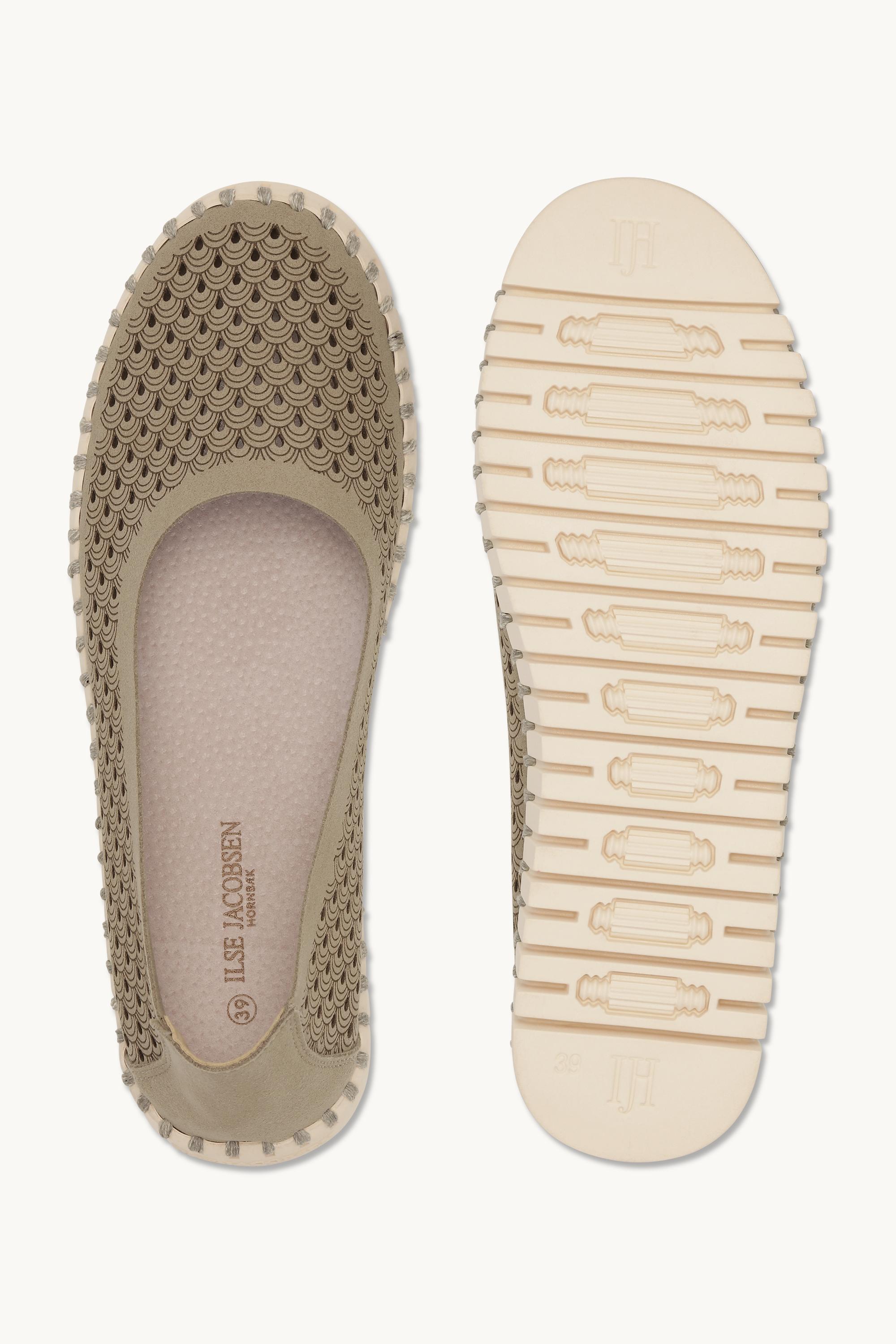Ballerines - Coriander Pearled Ivory