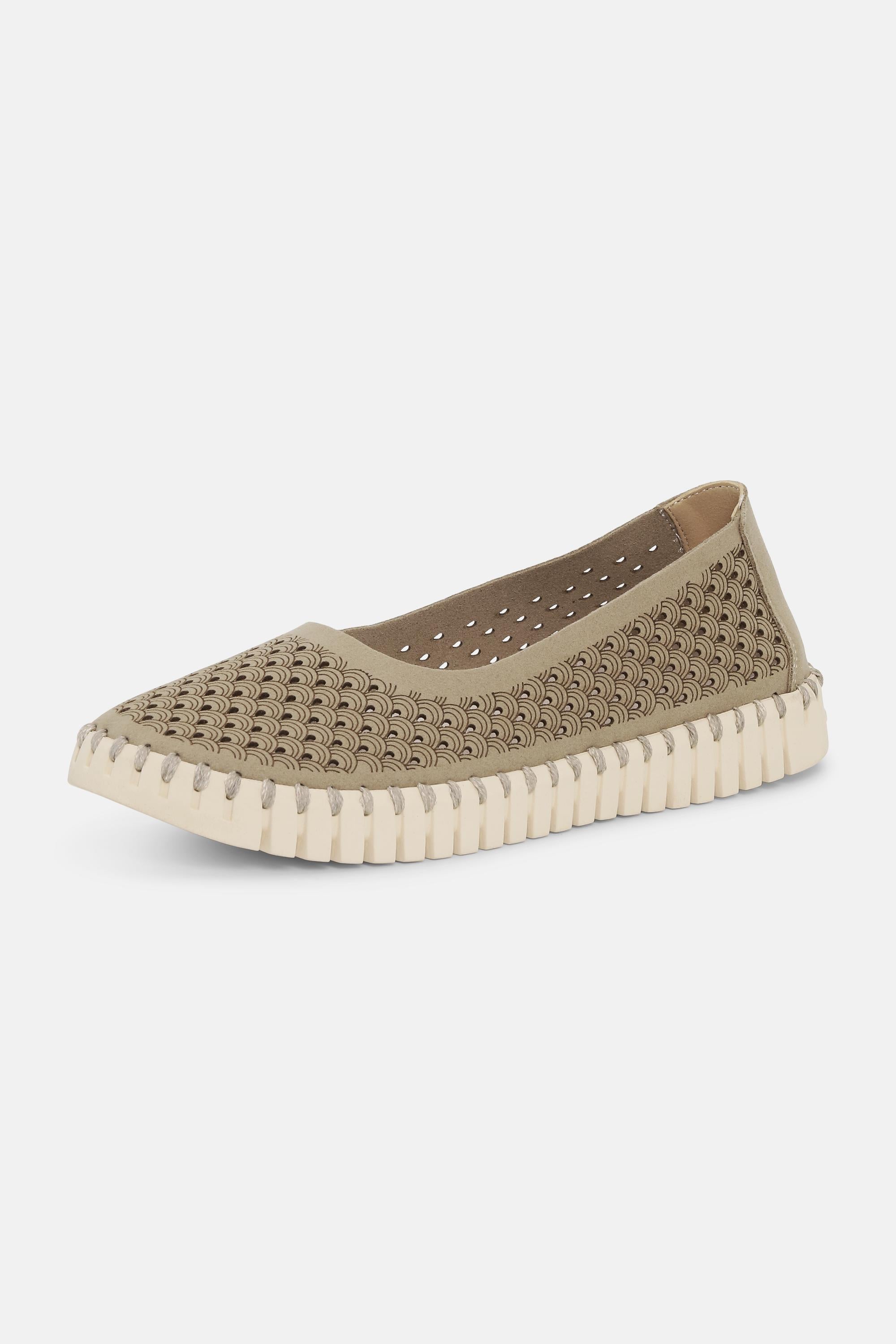 Ballerines - Coriander Pearled Ivory