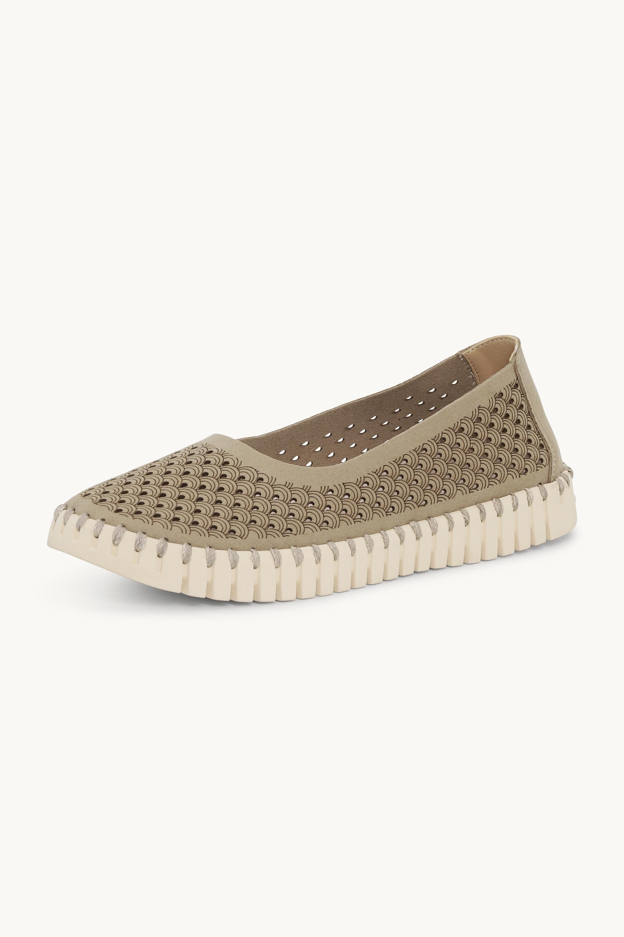Ballerines - Coriander Pearled Ivory