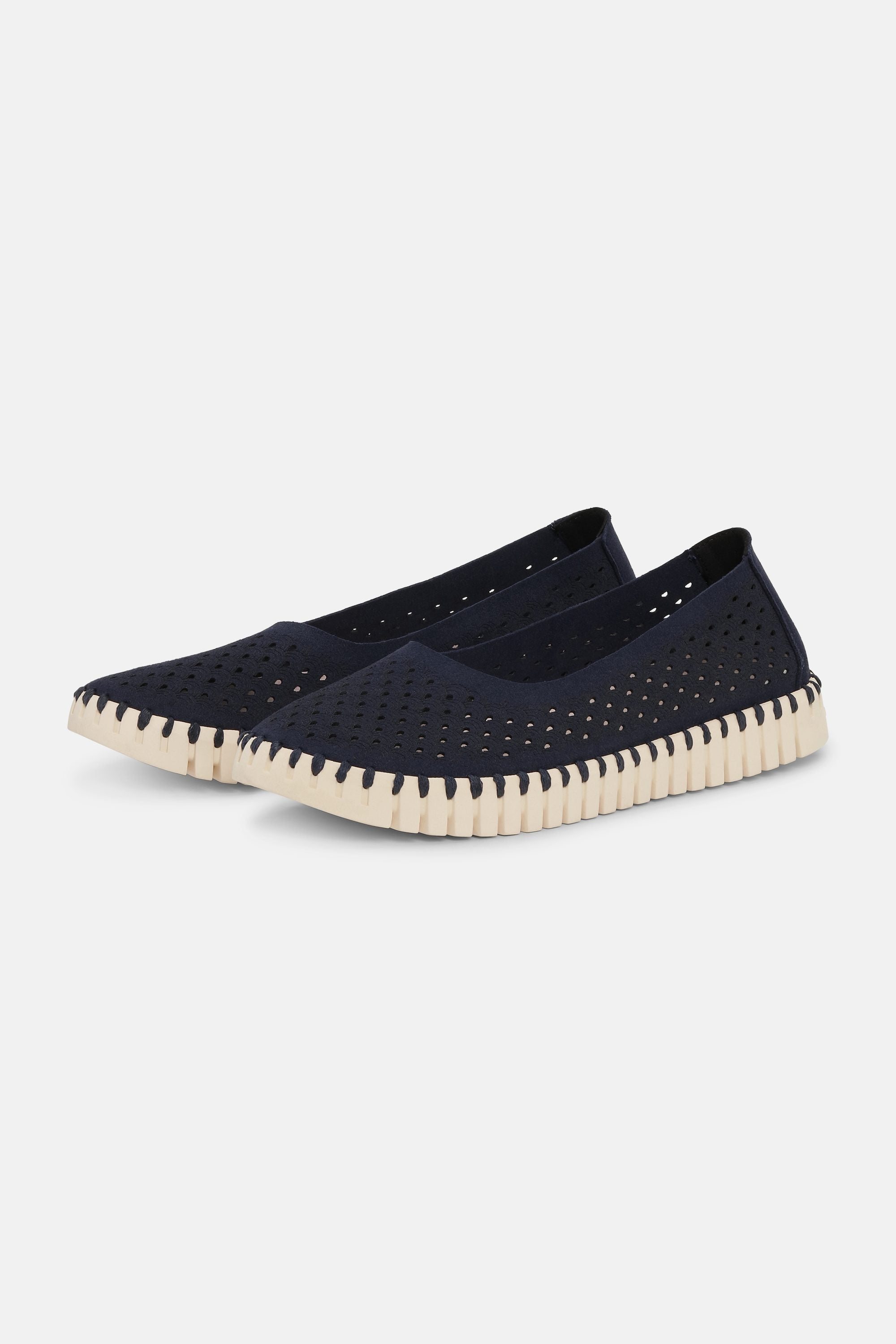 Ballerines - Dark Indigo Pearled Ivory