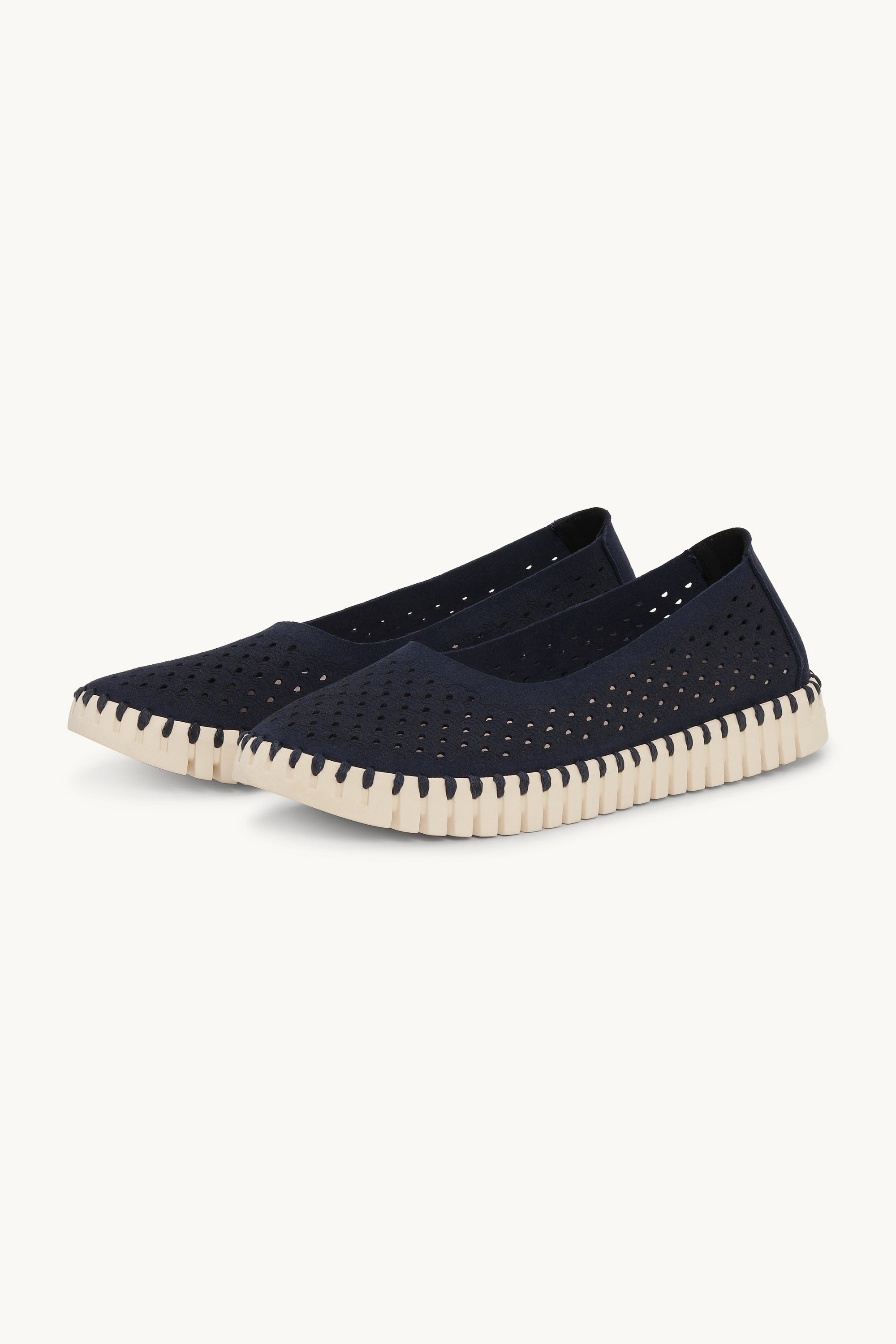 Ballerines - Dark Indigo Pearled Ivory