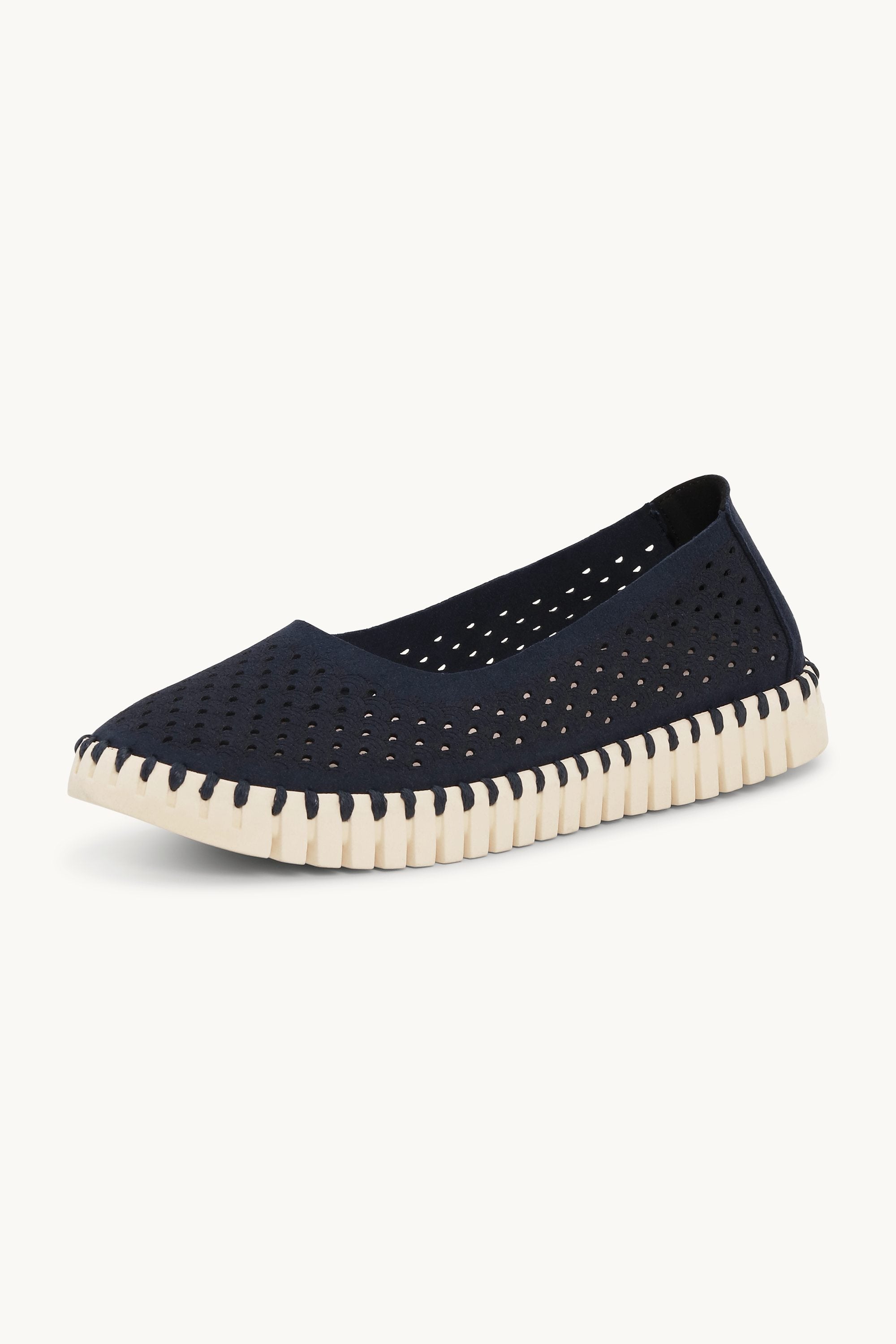 Ballerines - Dark Indigo Pearled Ivory