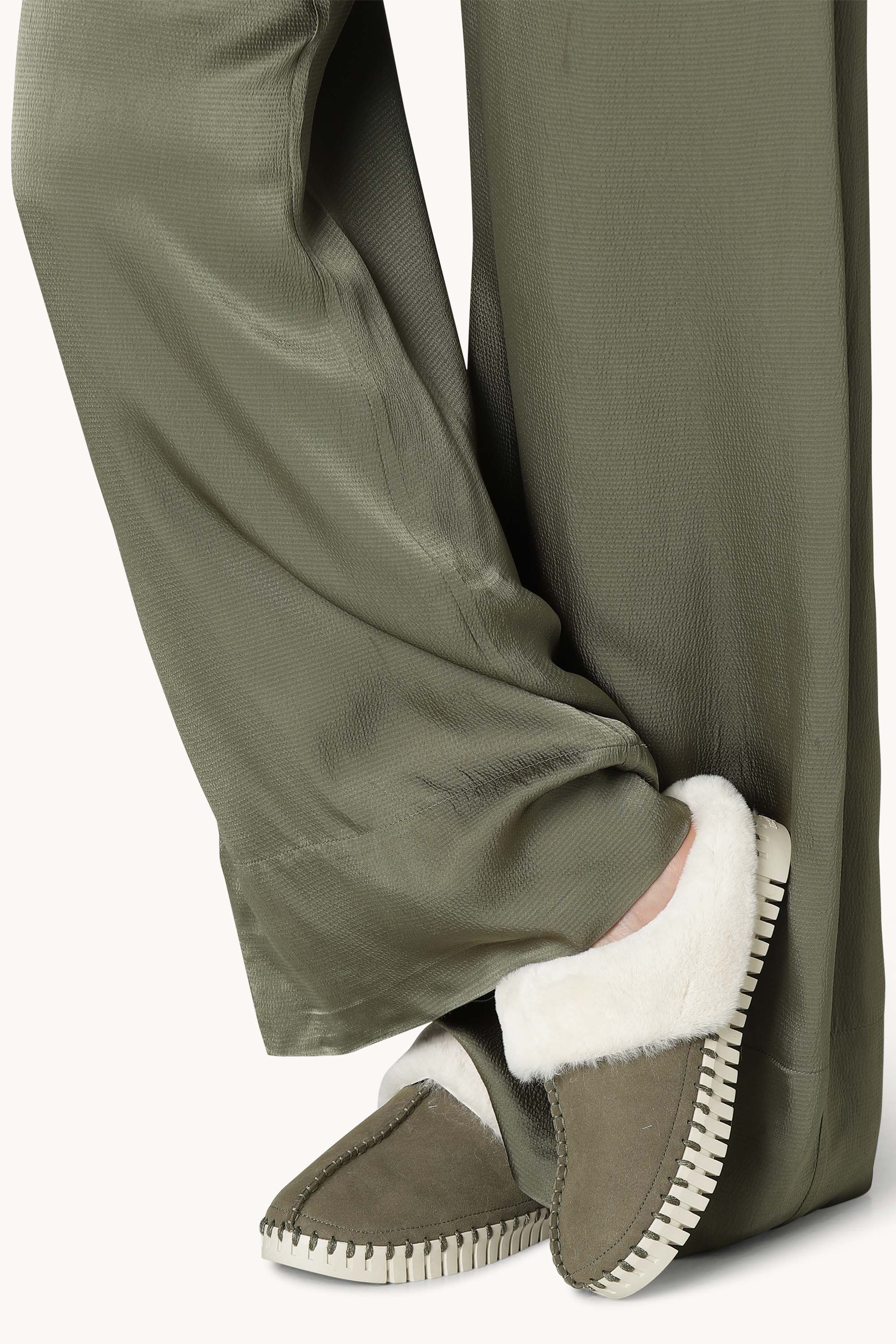 Chaussons - Olive Foncé