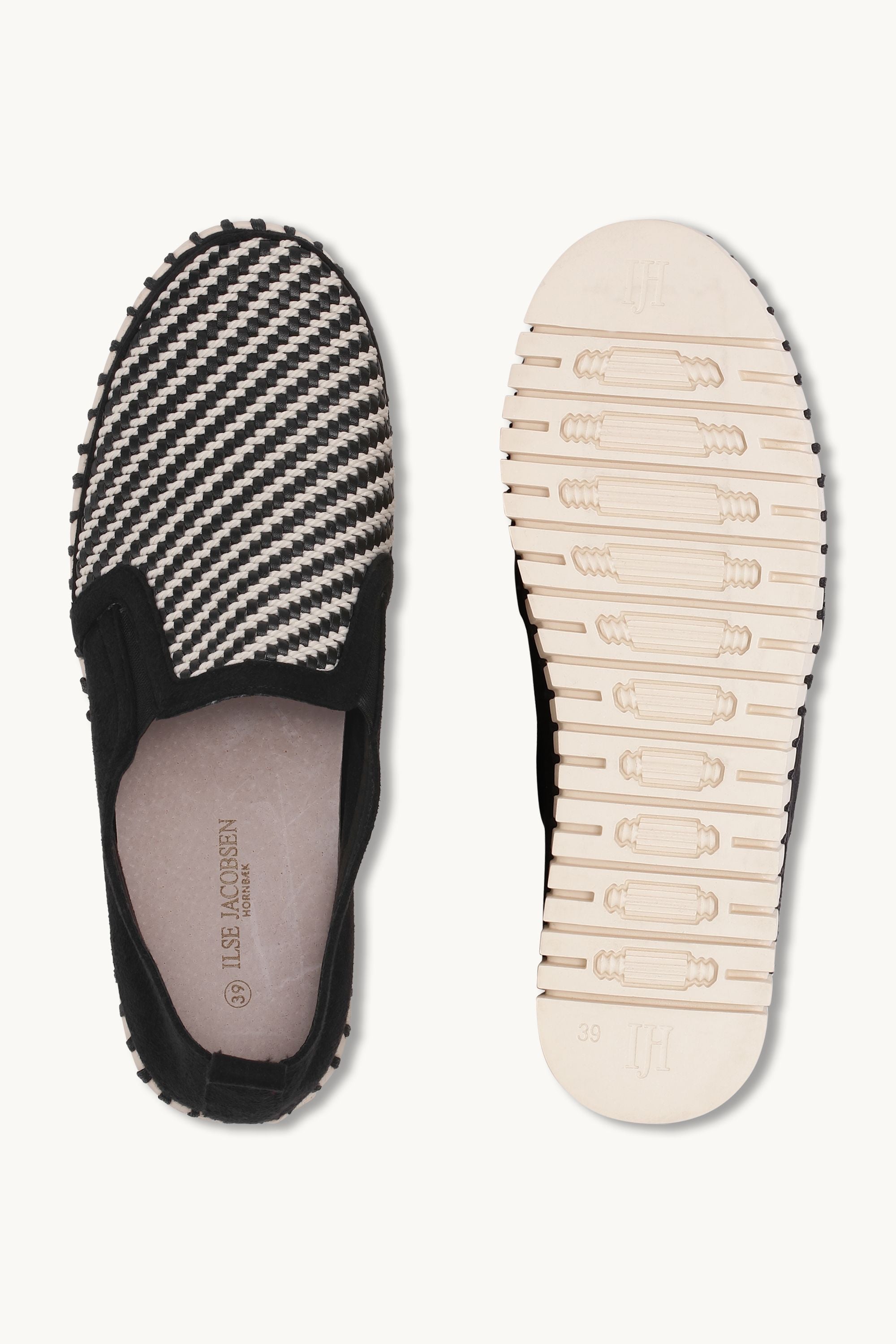 Platform Tulip Flats - Black