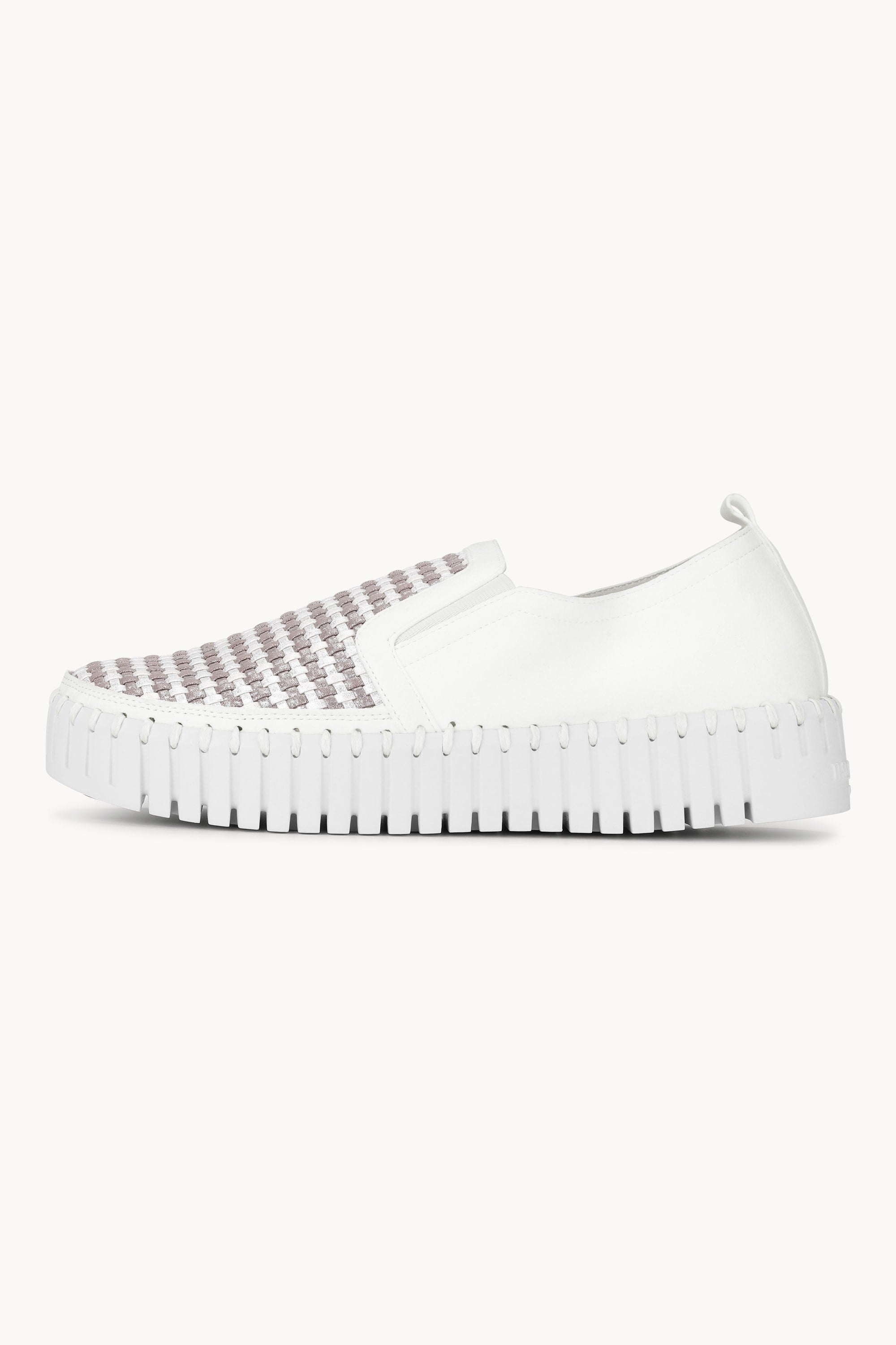 Platform Tulip Flats - White White