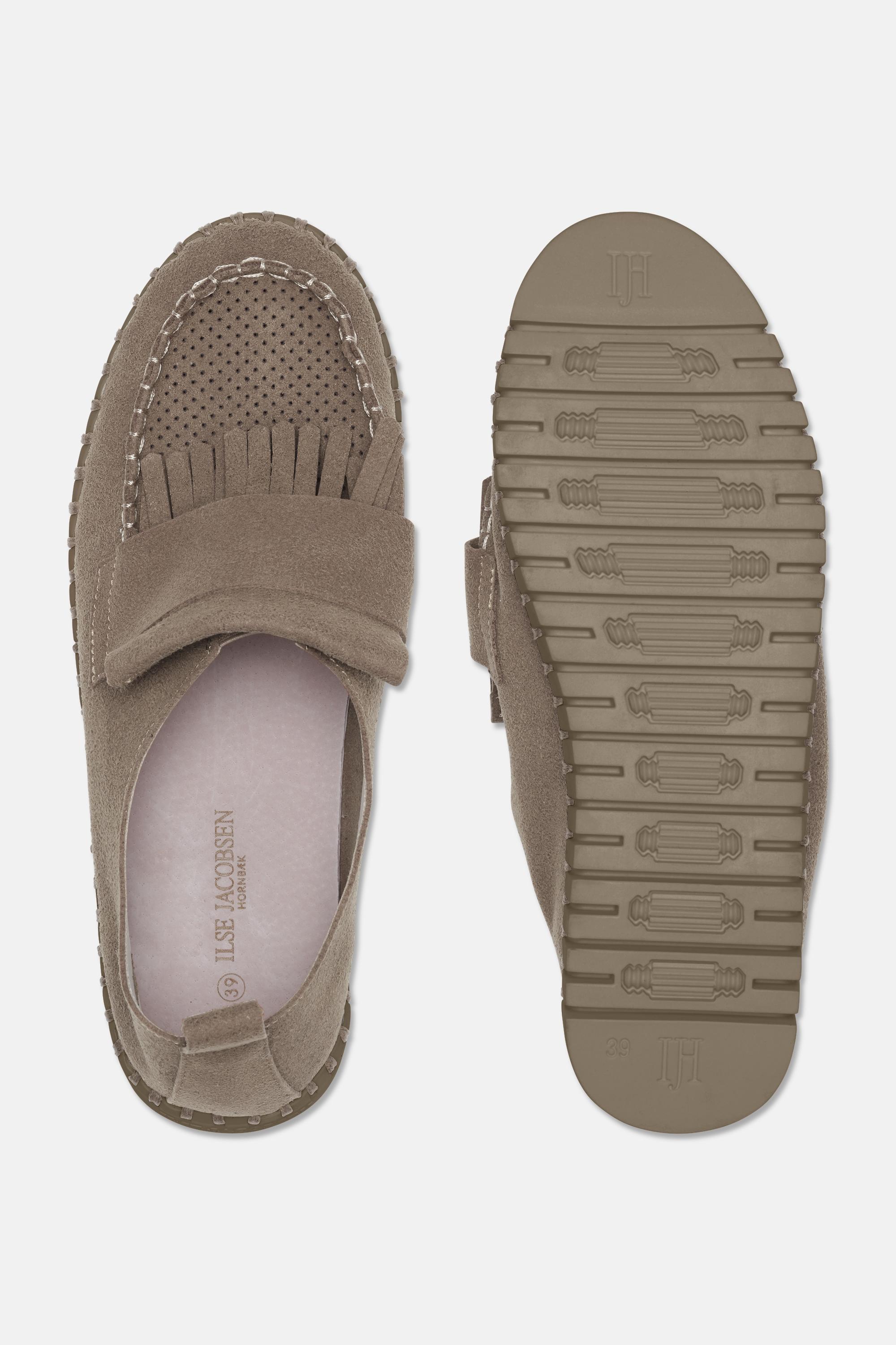 Tulip Fringe Loafer - Falcon Falcon