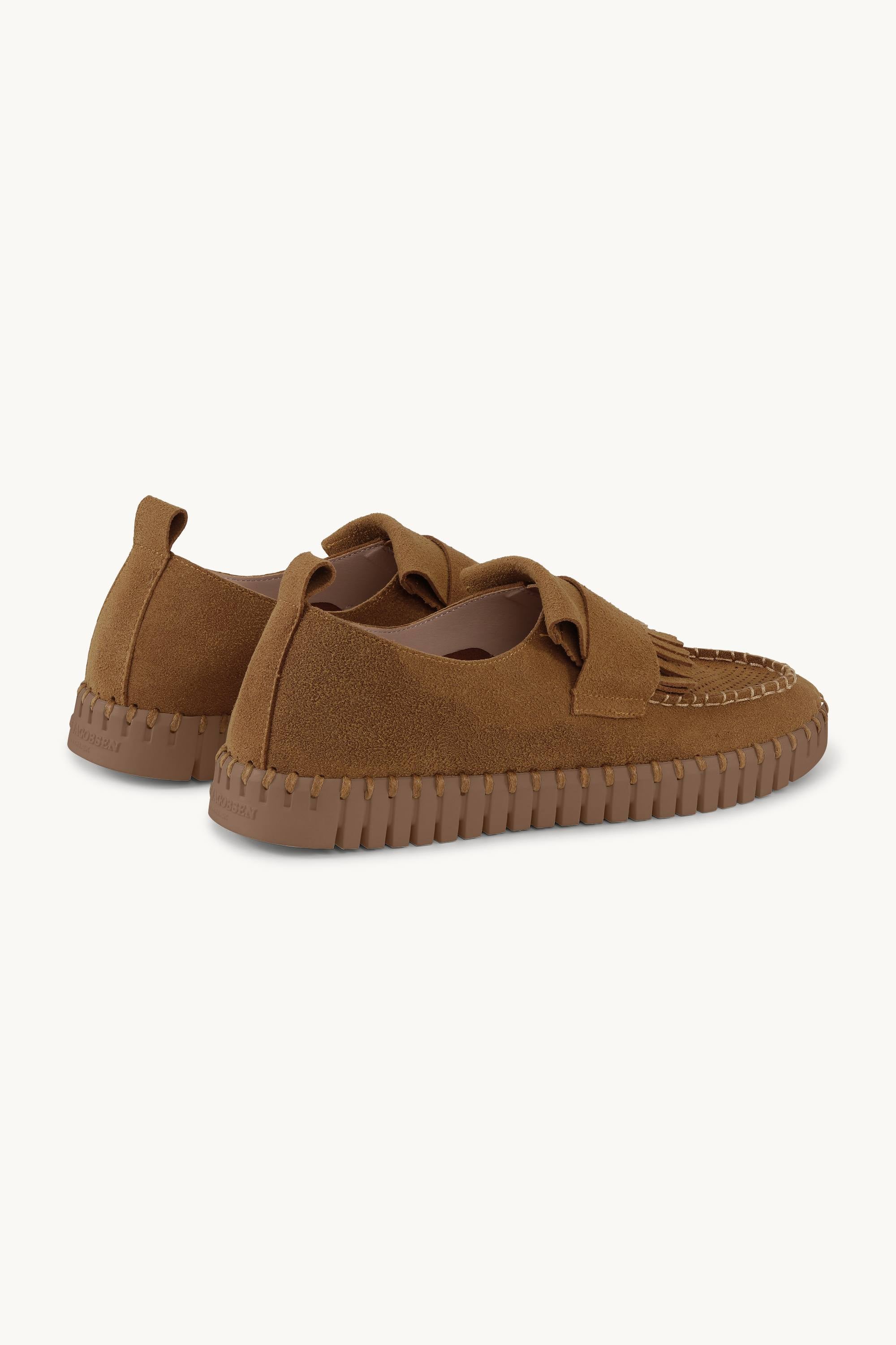 Tulip Fringe Loafer - Cashew Cashew