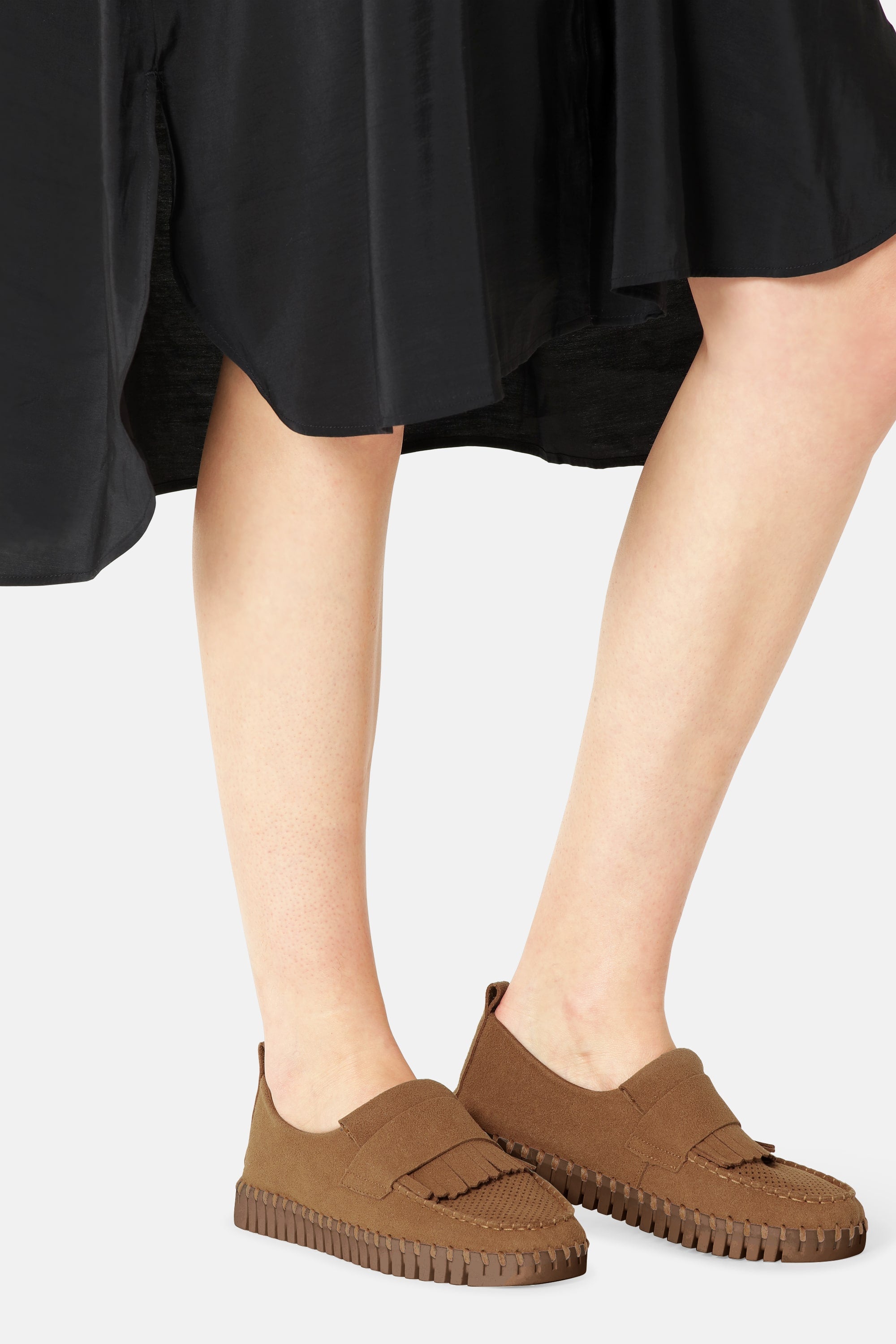 Tulip Fringe Loafer - Cashew Cashew
