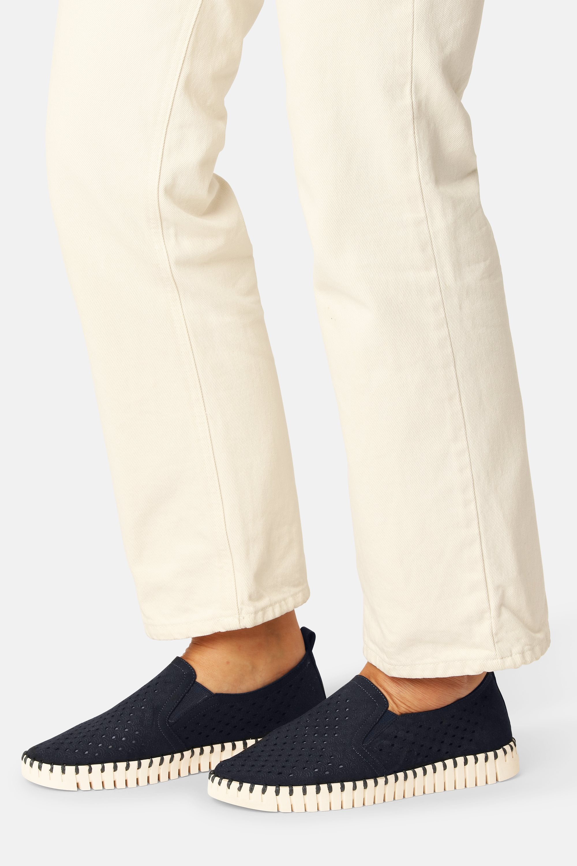 Tulip Flats - Dark Indigo Pearled Ivory