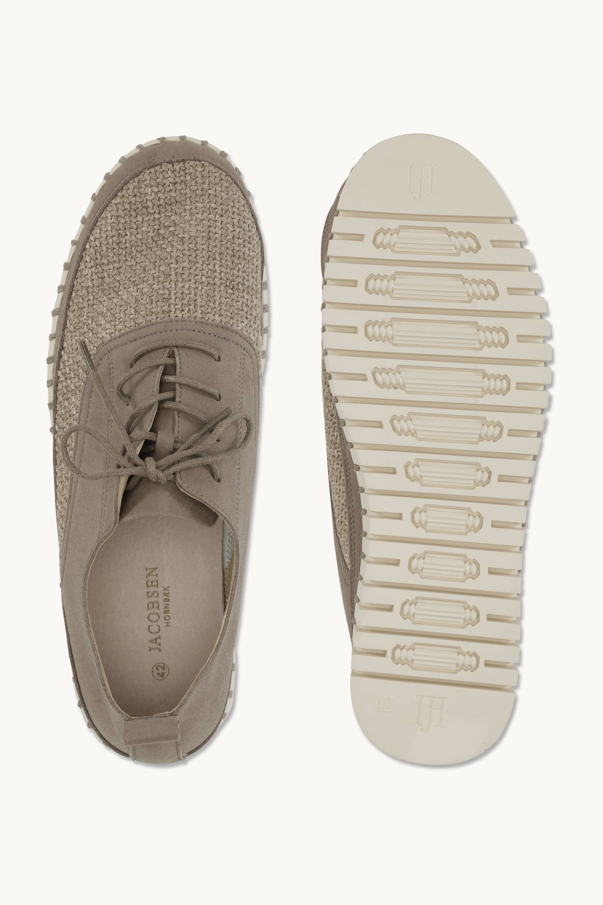 Tulip Flats With Laces - Falcon Pearled Ivory