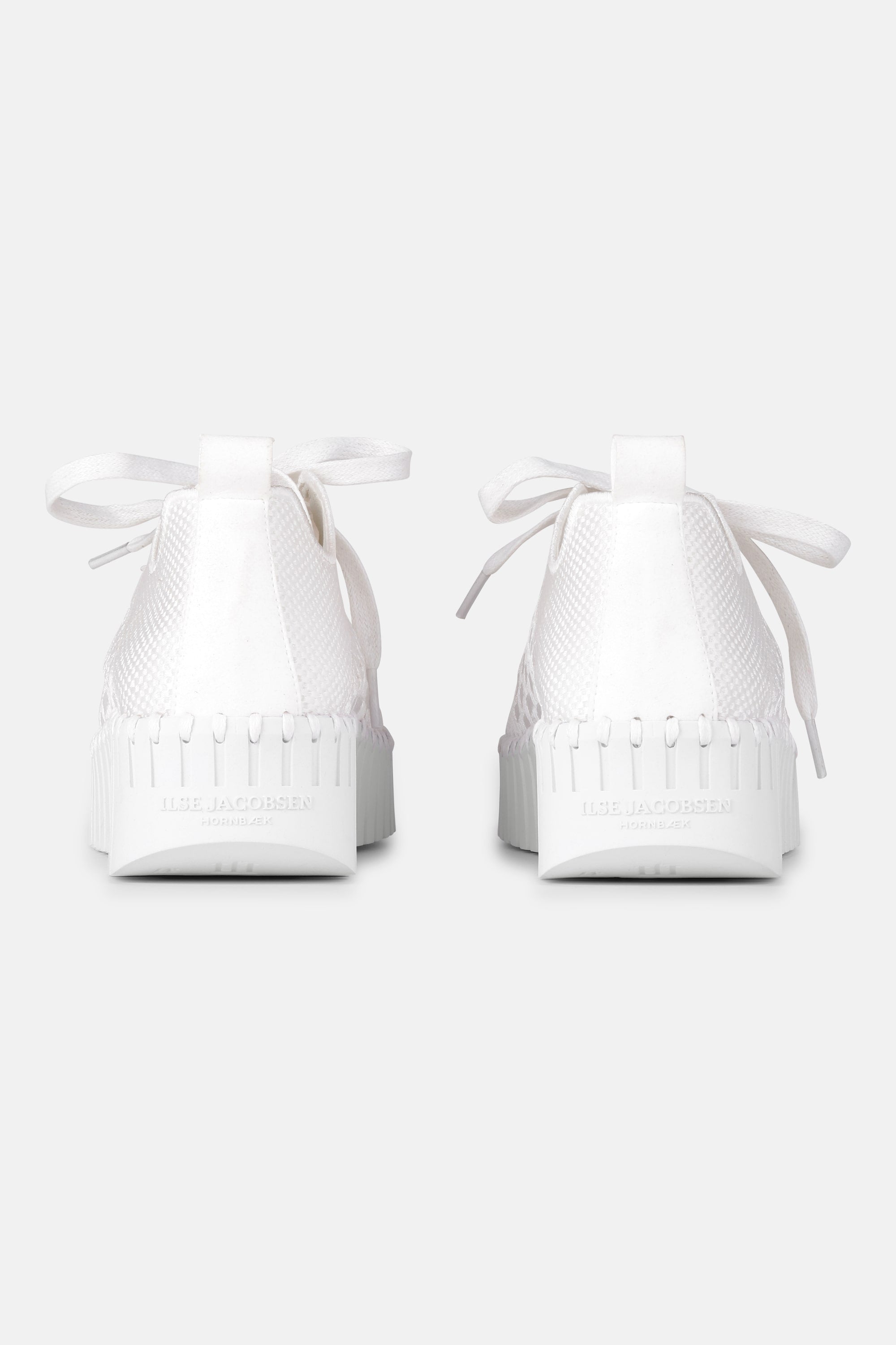 Tulip Flats With Laces - White White