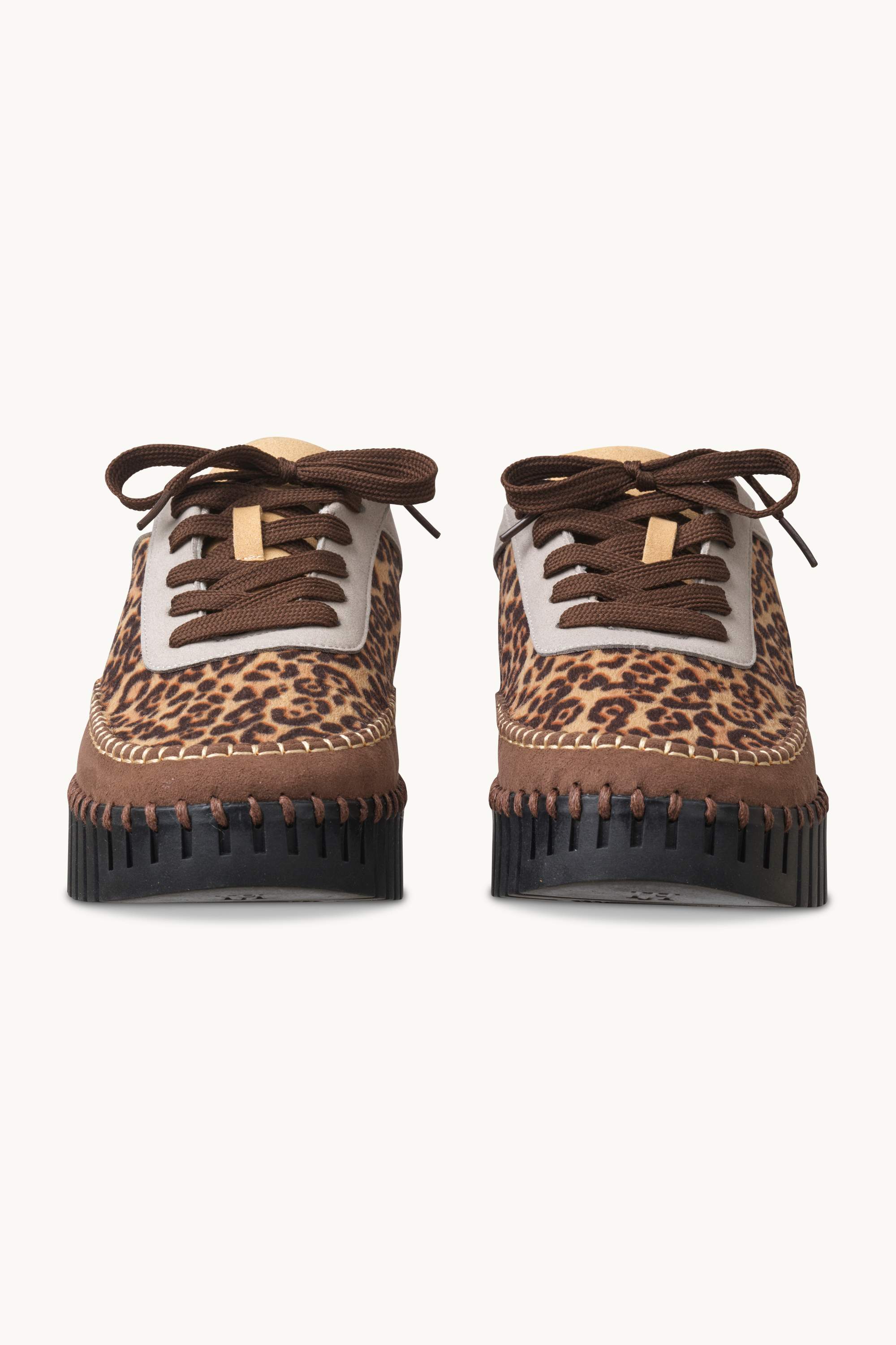 Tulip Sneaker Mix Leo - Brown Black