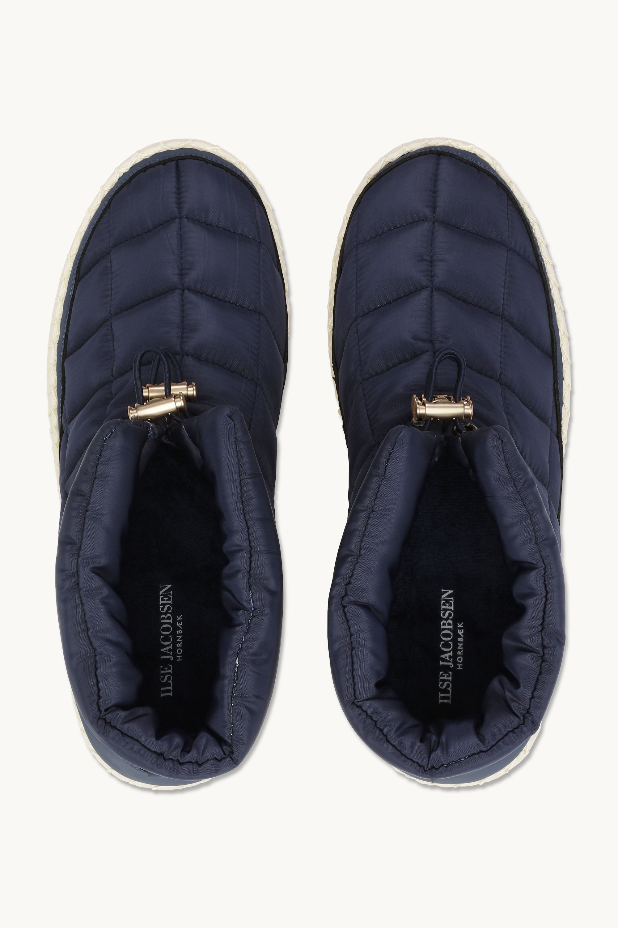 Tulip Padded Winter Boot - Dark Indigo Pearled Ivory