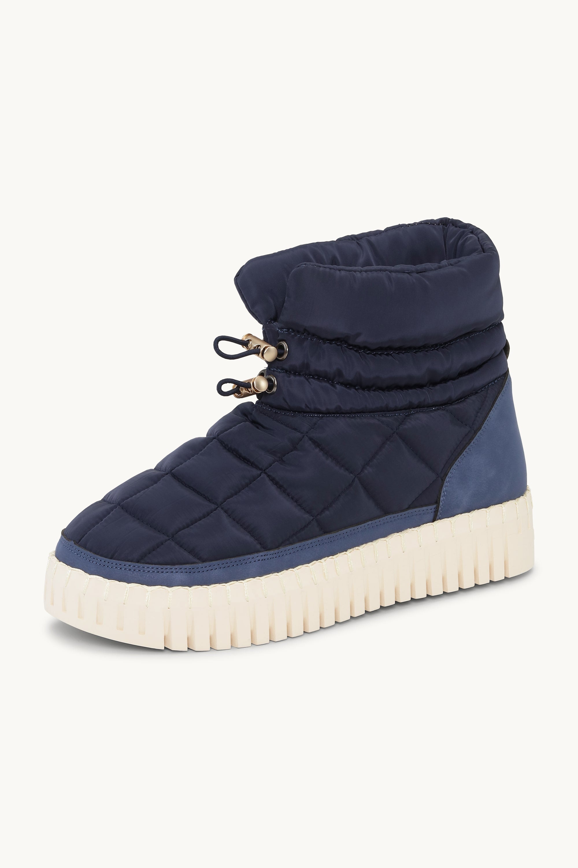 Tulip Padded Winter Boot - Dark Indigo Pearled Ivory