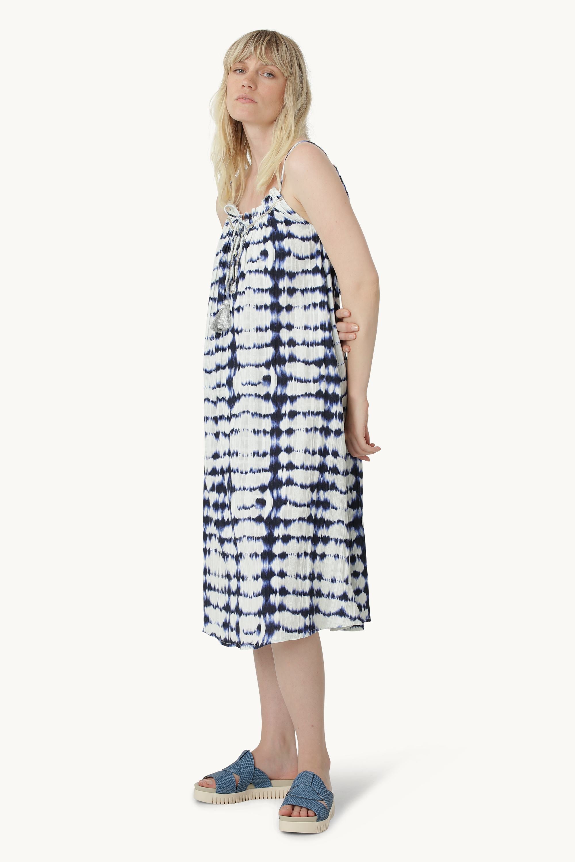 Short Dress - Indigo