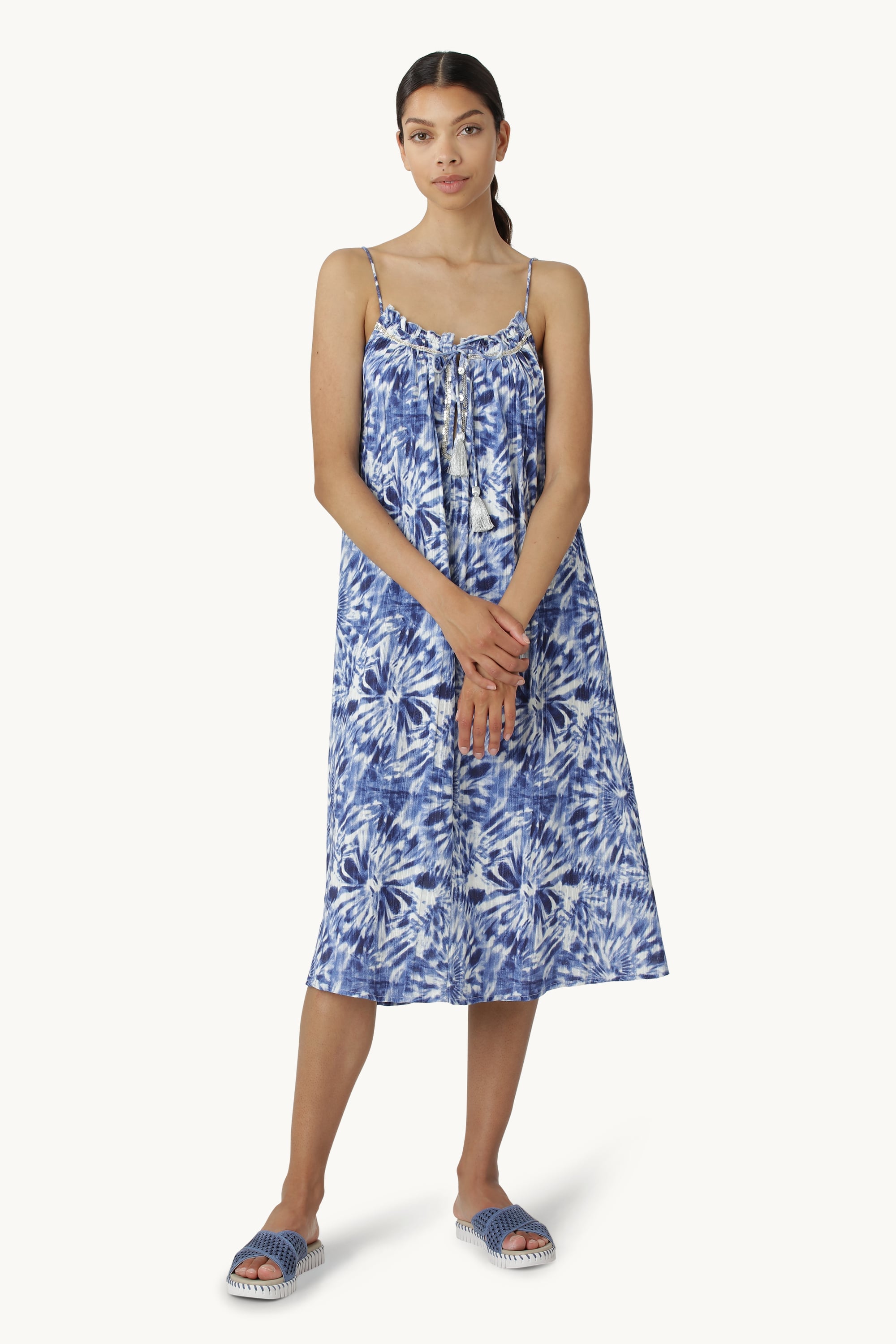 Short Dress - Indigo